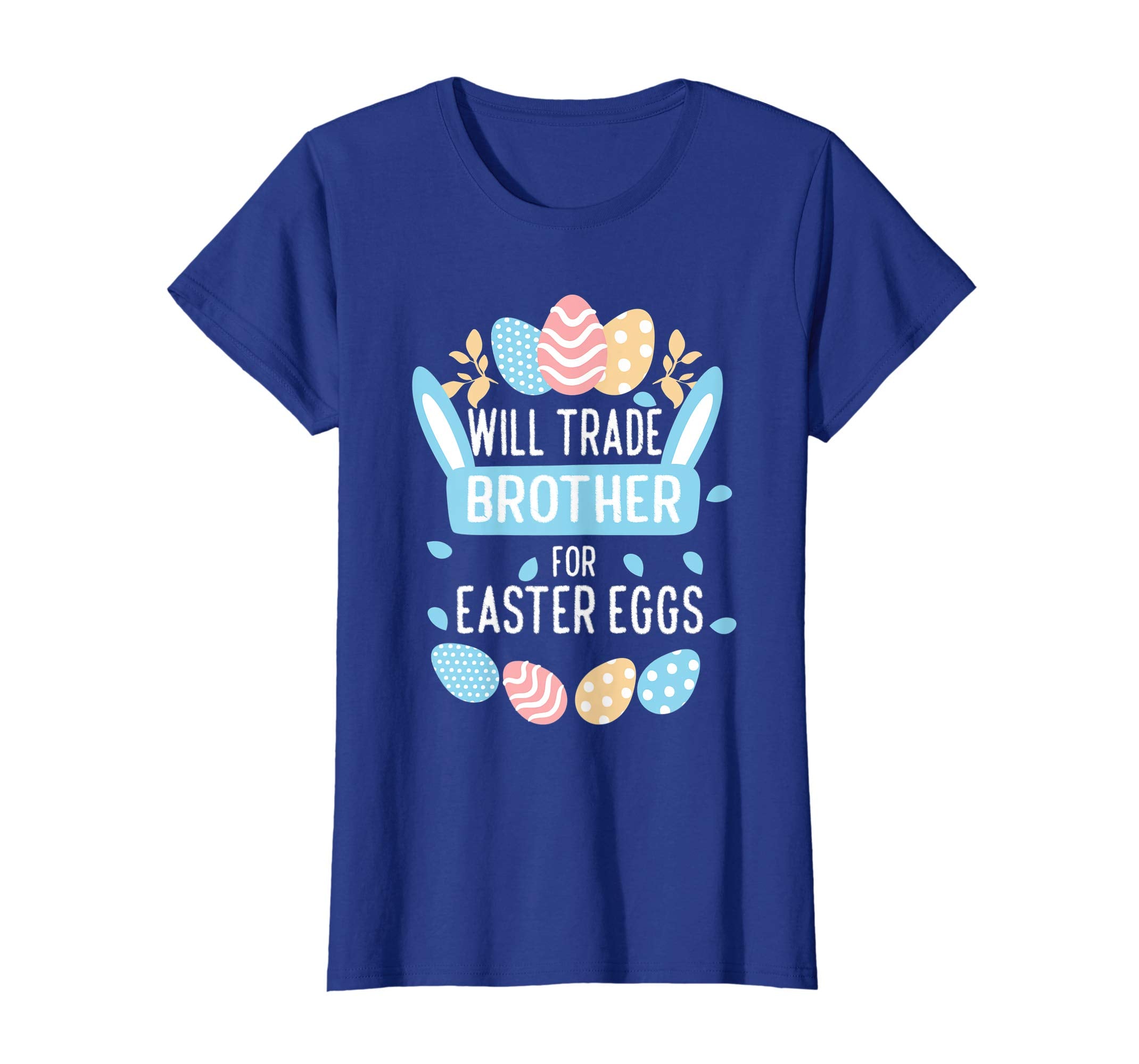 Girls Easter Bunny Shirt Happy Easter Will Trade Brother Tee