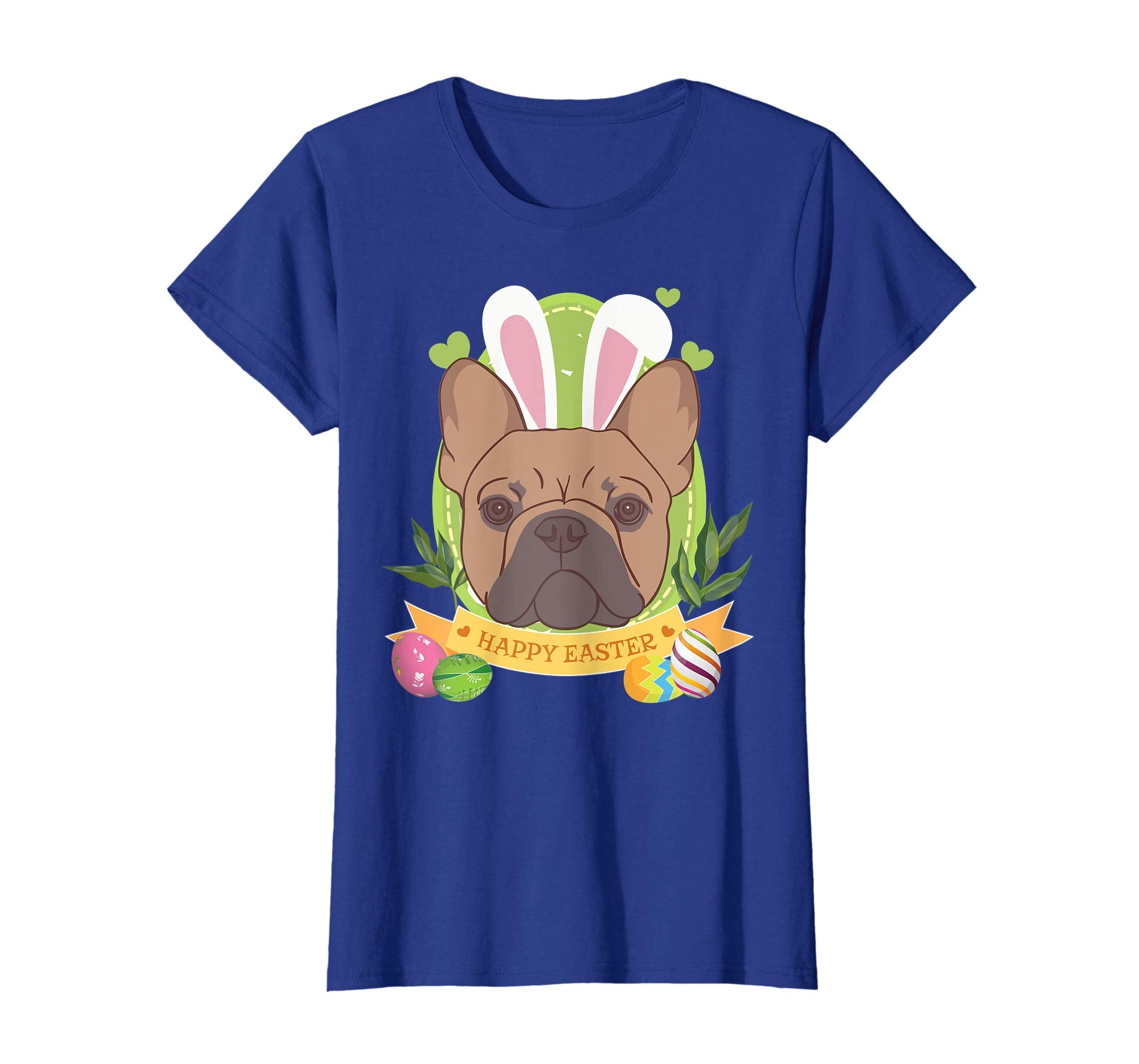 Bunny French Bulldog Dog Easter Day Lovers T-Shirt Egg
