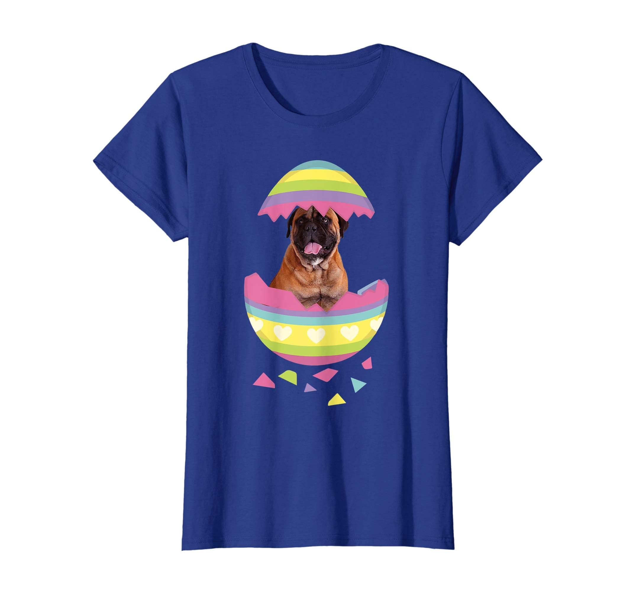 Bullmastiff Easter Egg T-Shirt Dog Lover