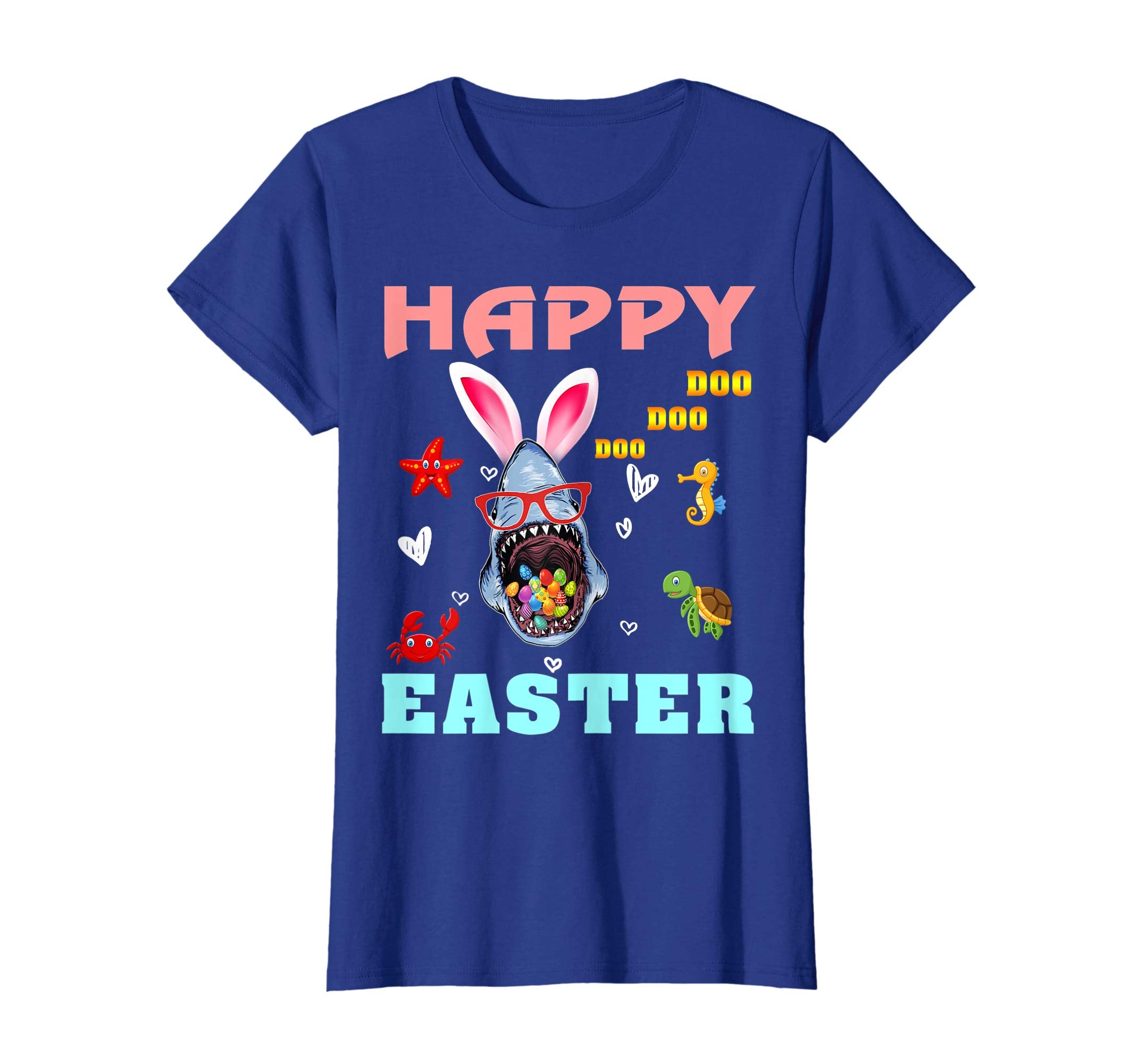 Shark Doo Doo Doo Happy Easter Day T Shirt