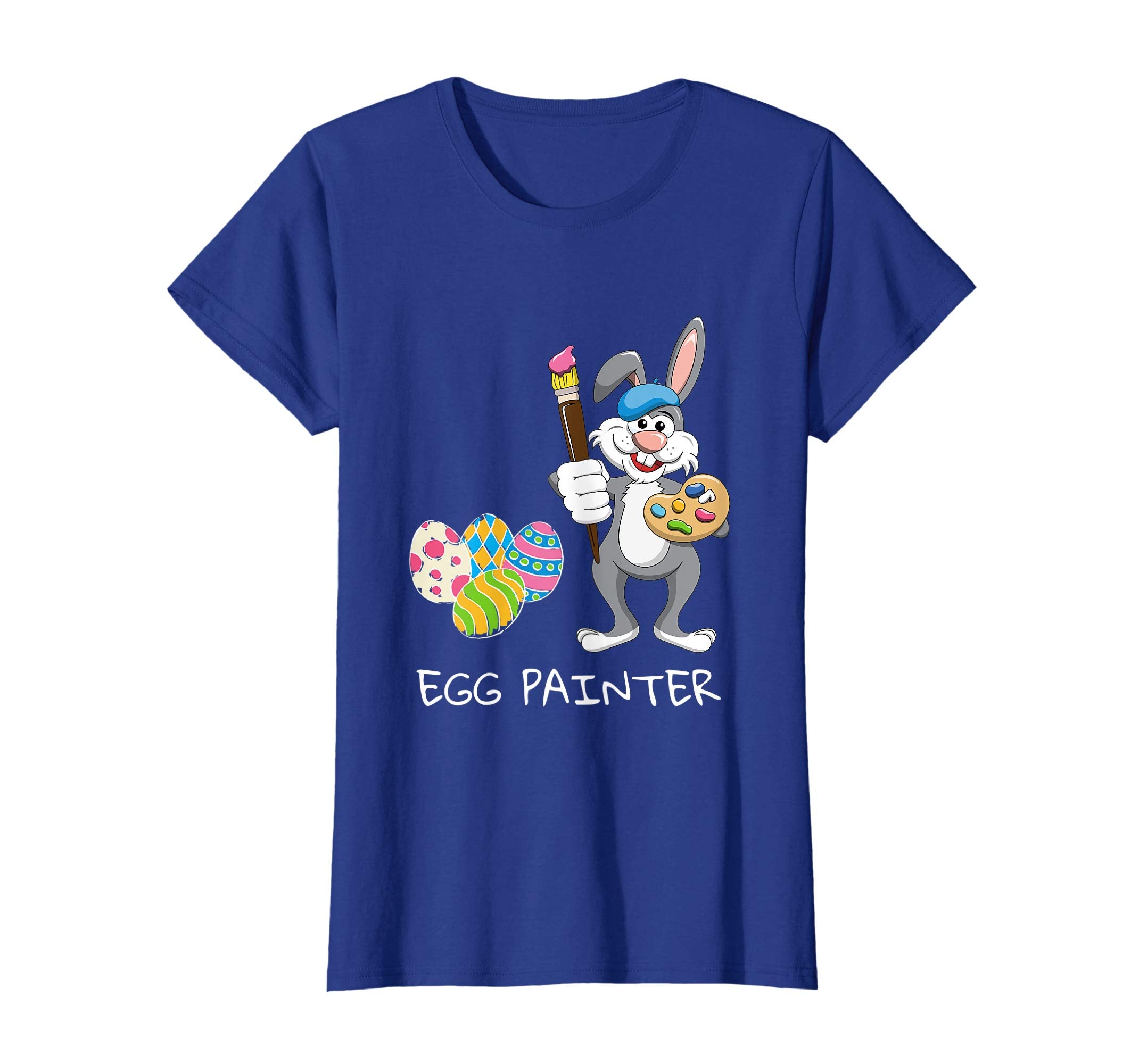 Funny Egg Hunt Shirt - Easter Egg Painter Bunny Kids TShirt
