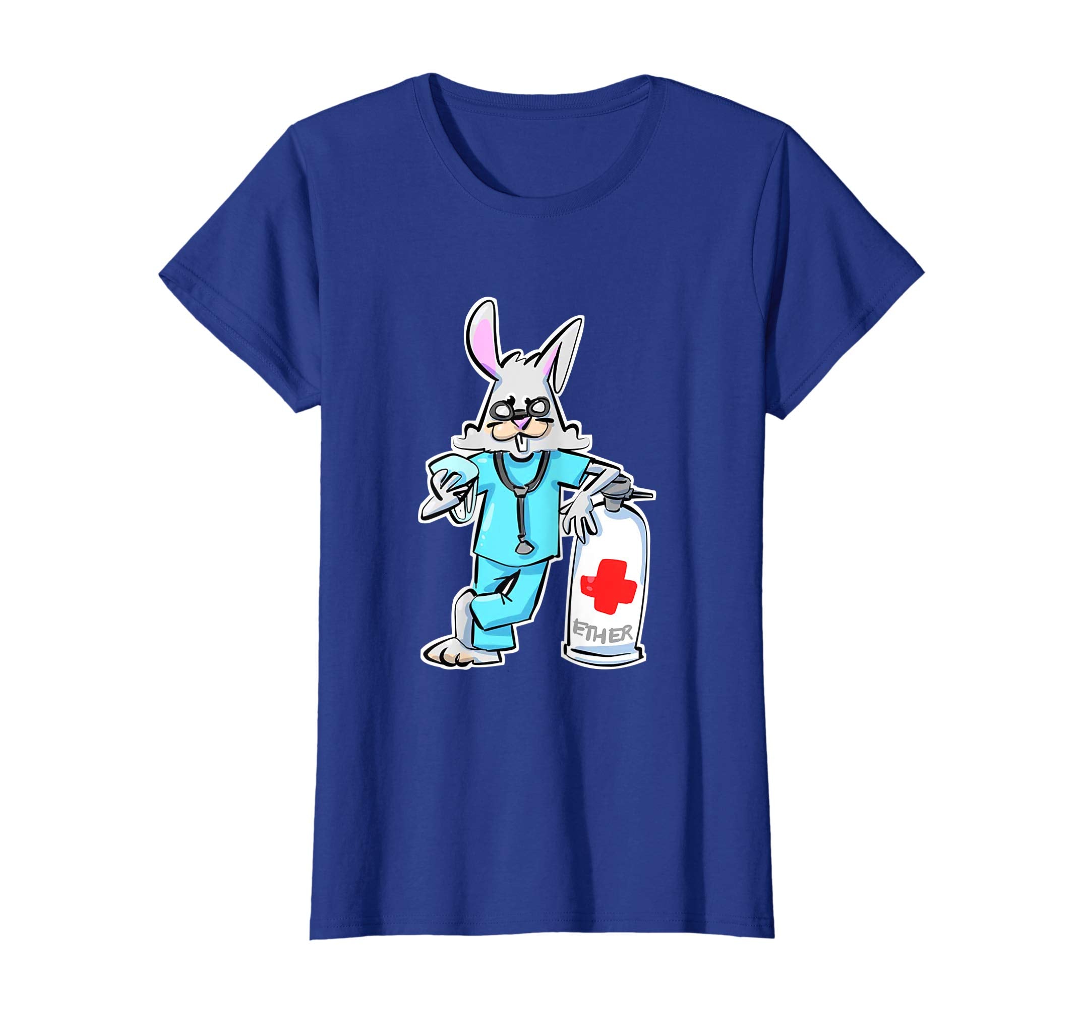 Anesthesia Ether Bunny Funny Easter Medical T-shirt