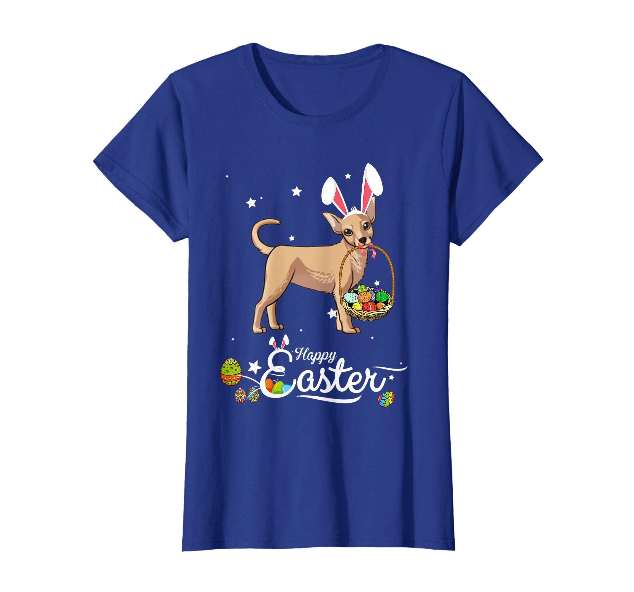 Chihuahua Dog With Bunny Hat Easter Costume T Shirt