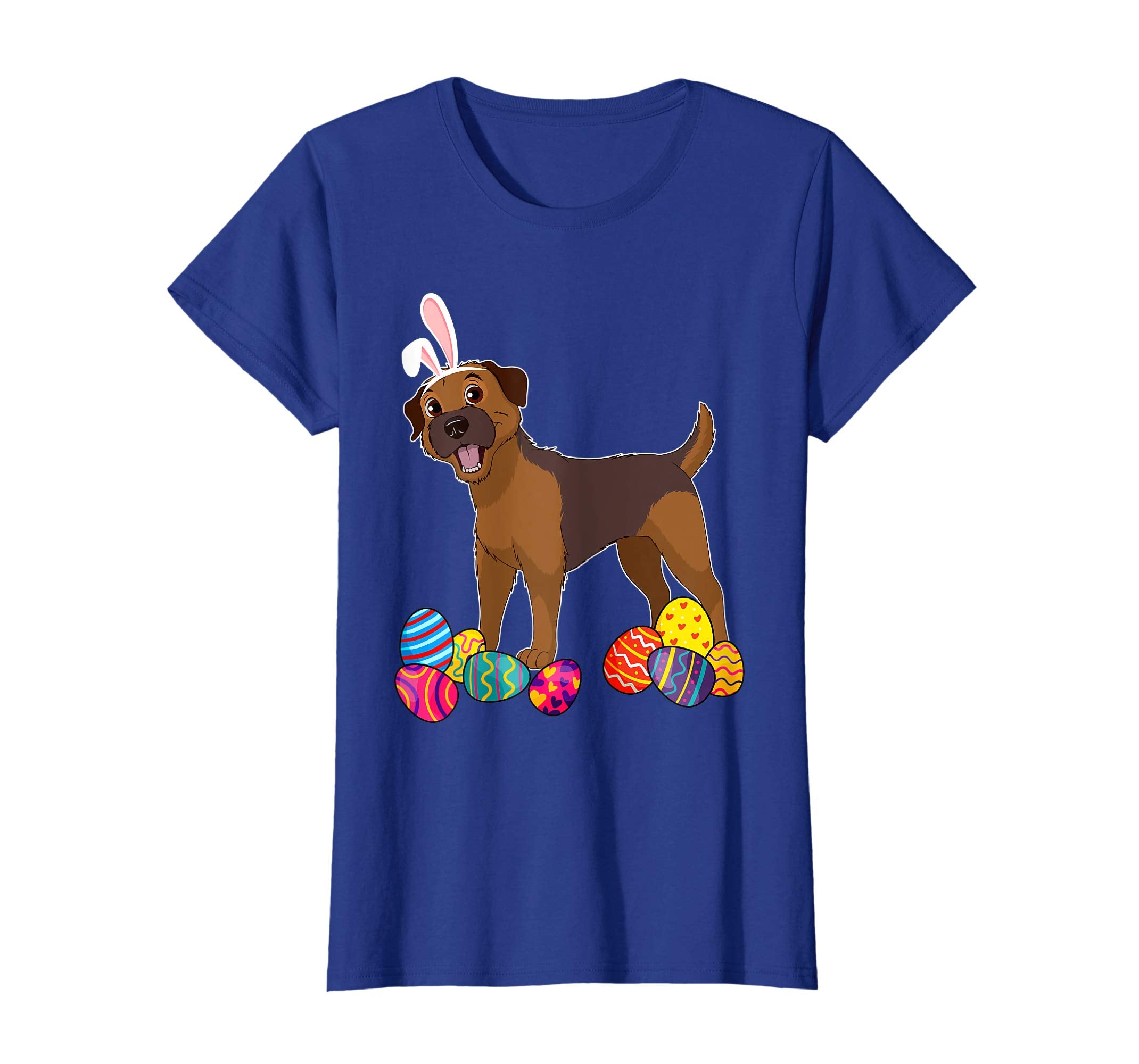 Border Terrier Bunny Ear With Egg Easter Easter Day Shirt