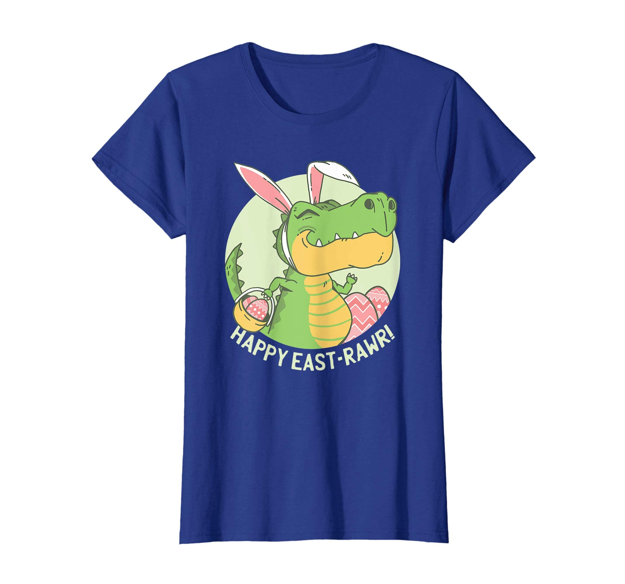 Funny Easter T-Rex Dinosaur T Shirt Gift for Kids, Men Women