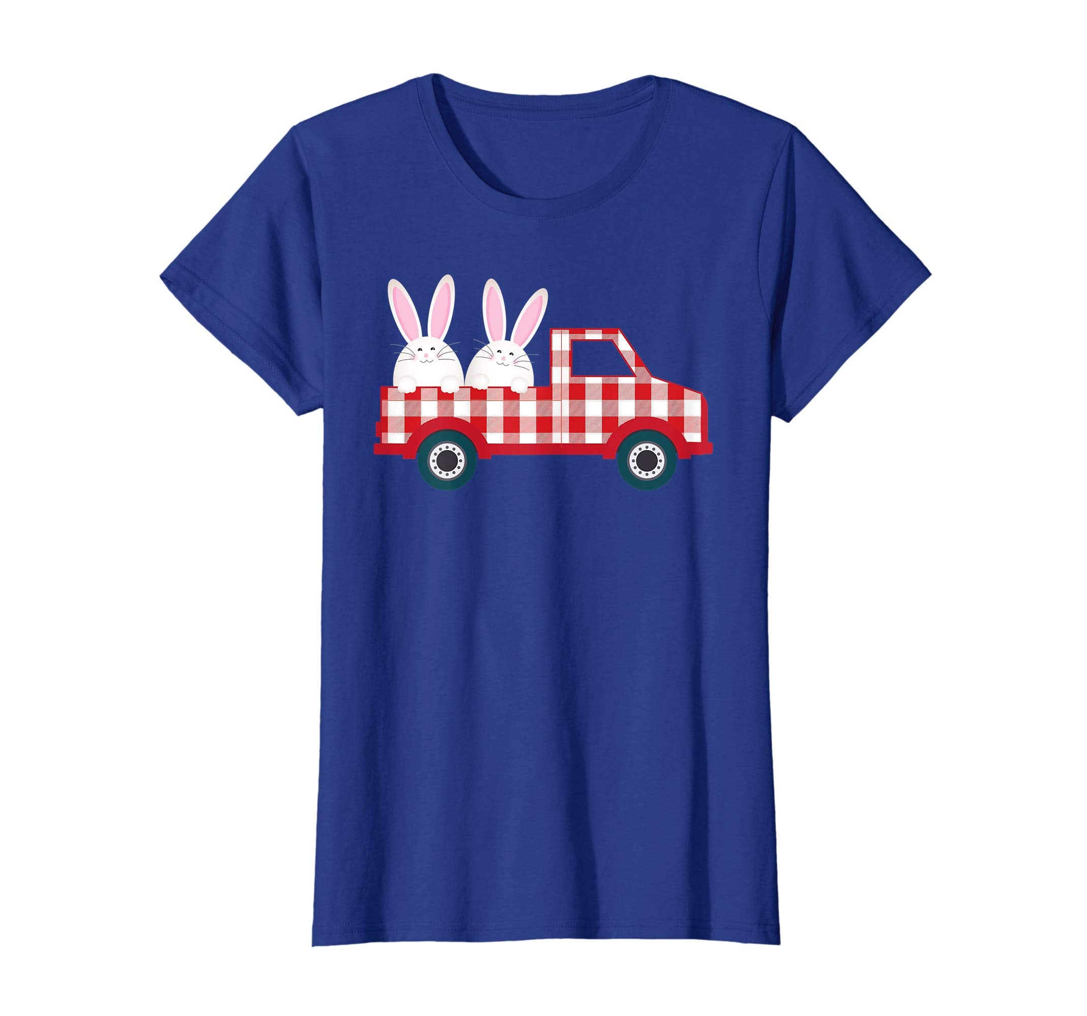 Pickup Car Truck Carying Bunny Easter Day T-Shirt Egg Hunt