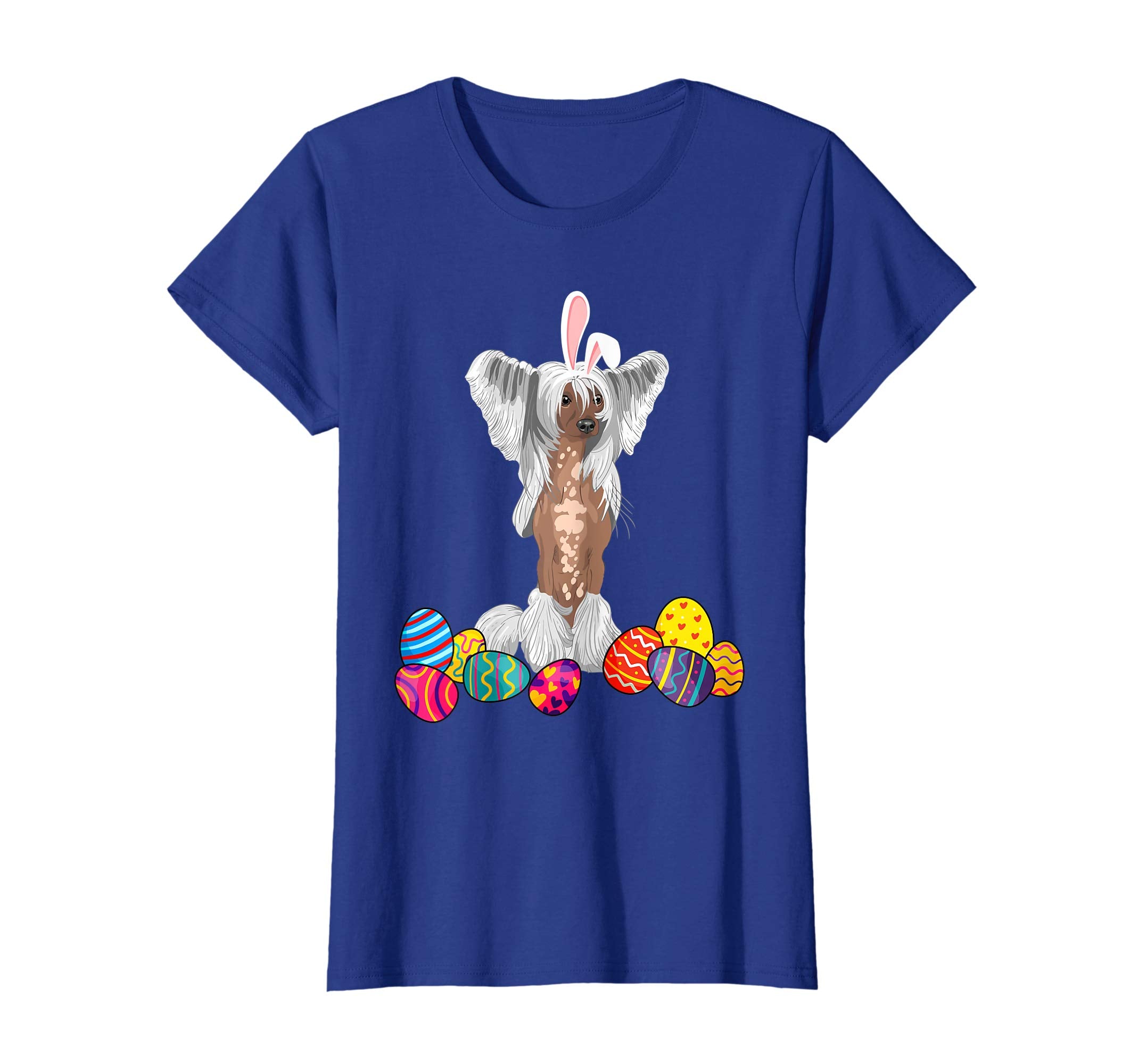 Chinese Crested Bunny Ear With Egg Easter Easter Day Shirt