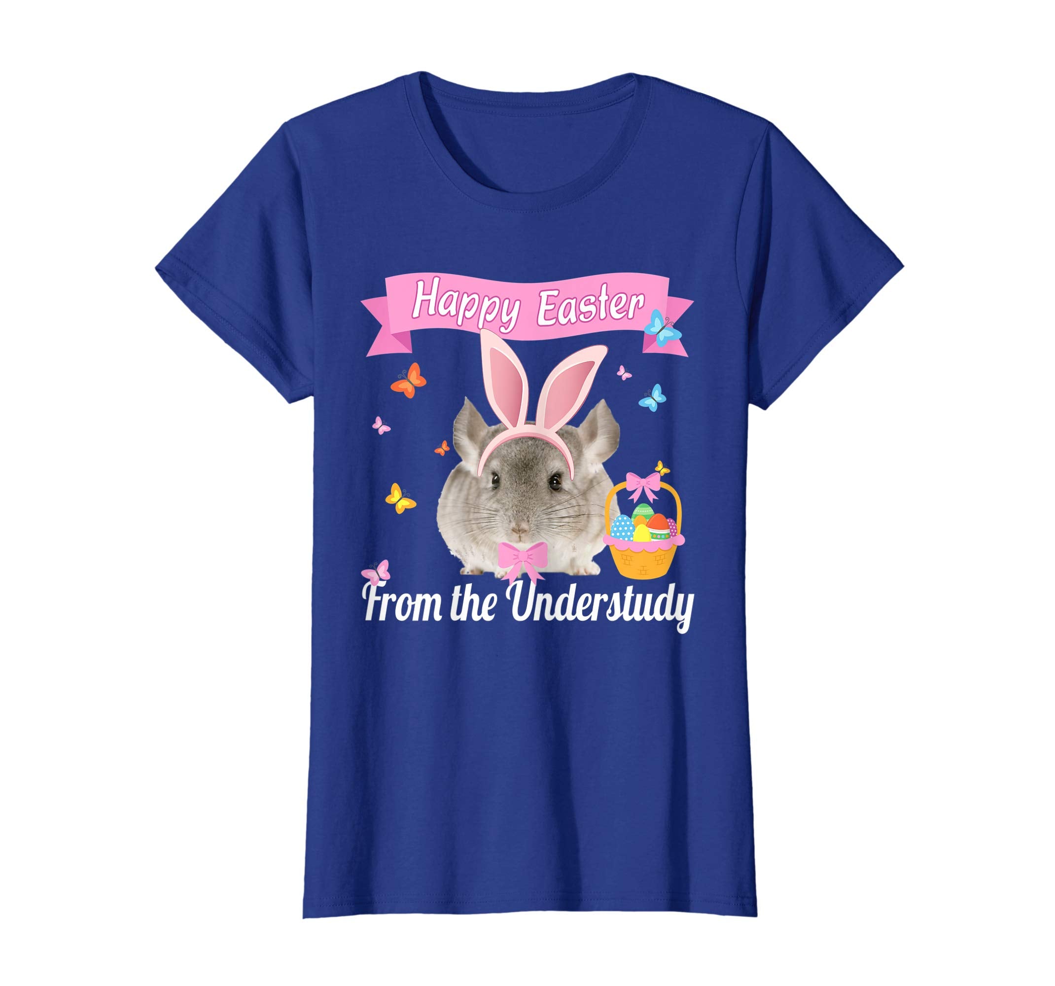 Easter Bunny Tshirt Girls Funny Chinchilla Understudy