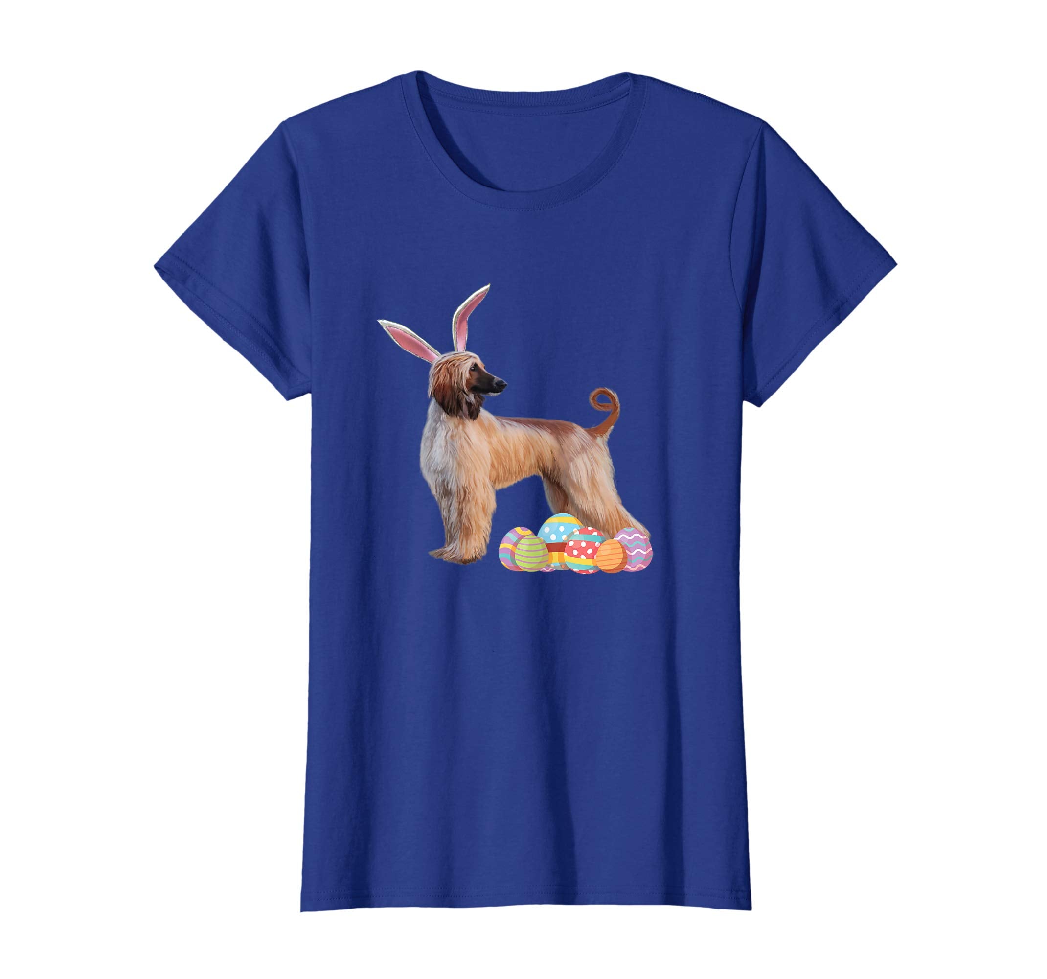 Easter Shirt Afghan Hound Funny Bunny Ears &amp; Eggs Gift
