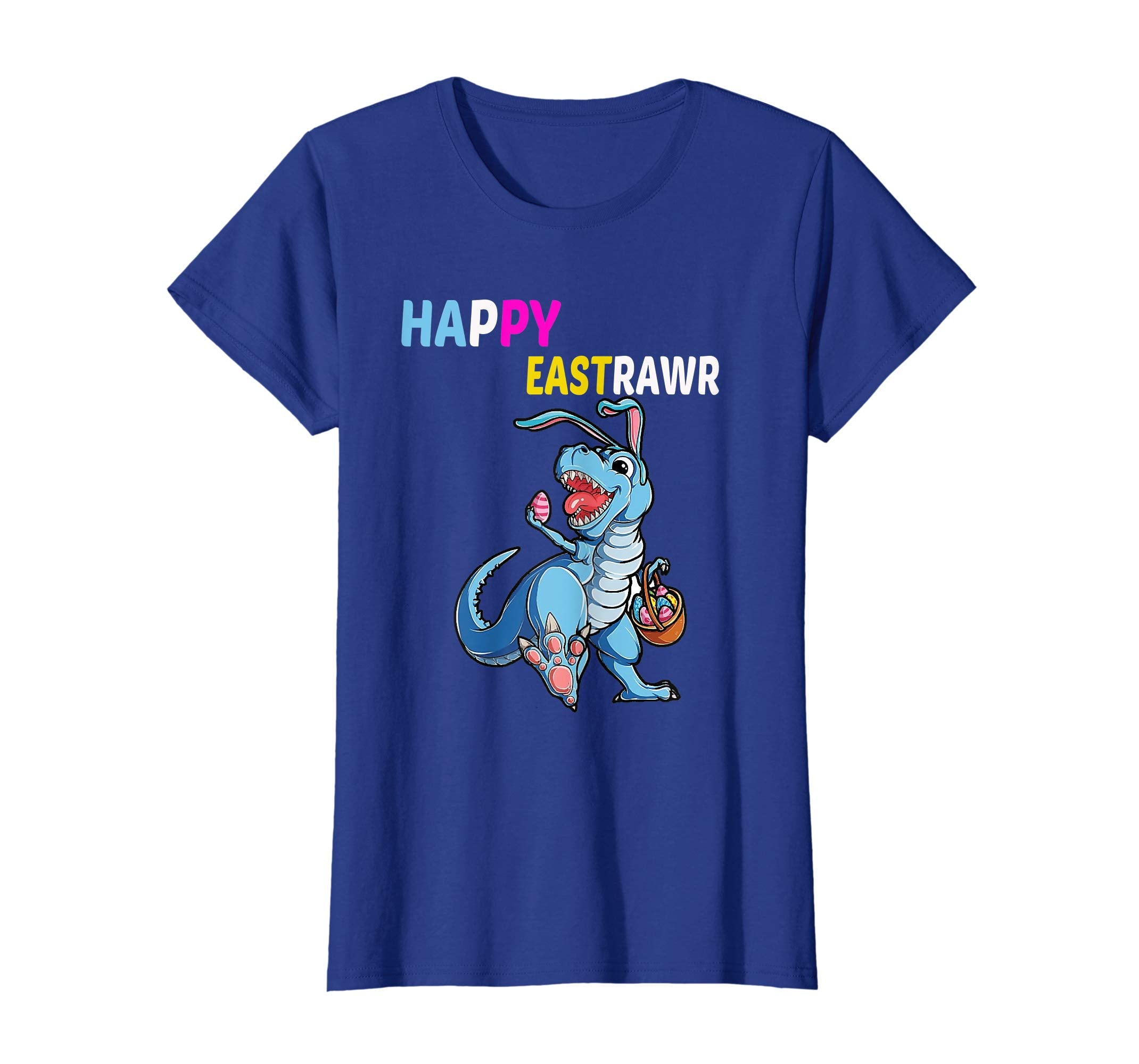 Happy Eastrawr T Rex Dinosaur Easter Bunny Egg Shirt