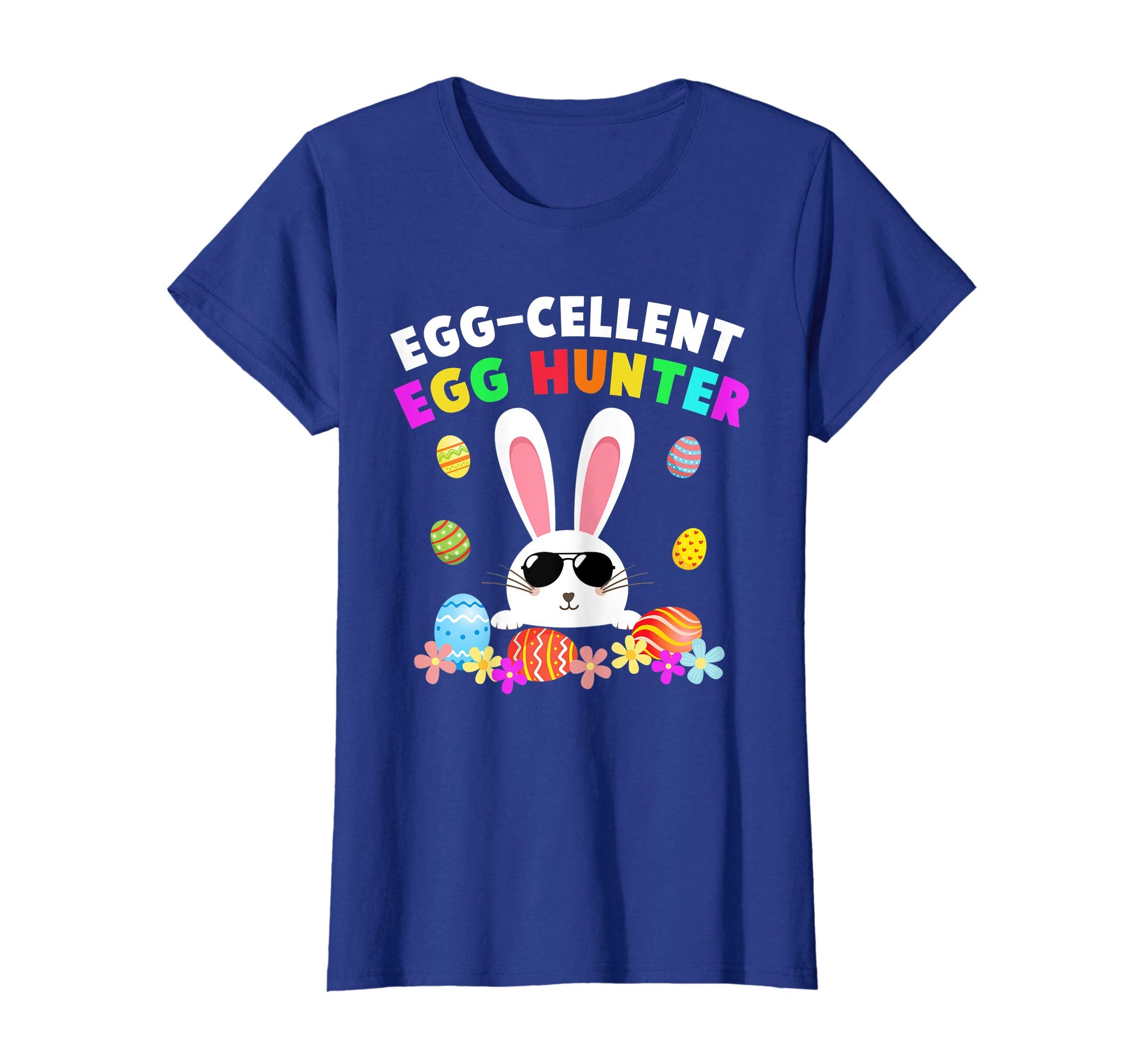 Egg-cellent Egg Hunter Easter T-Shirt Boys Girls Bunny Gift