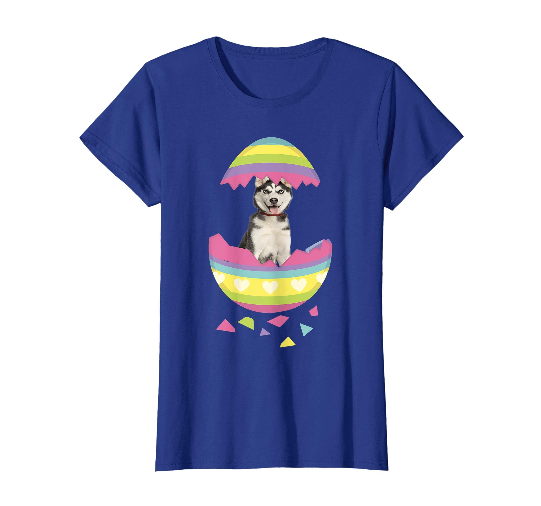Siberian Husky Easter Egg T-Shirt Dog Lover