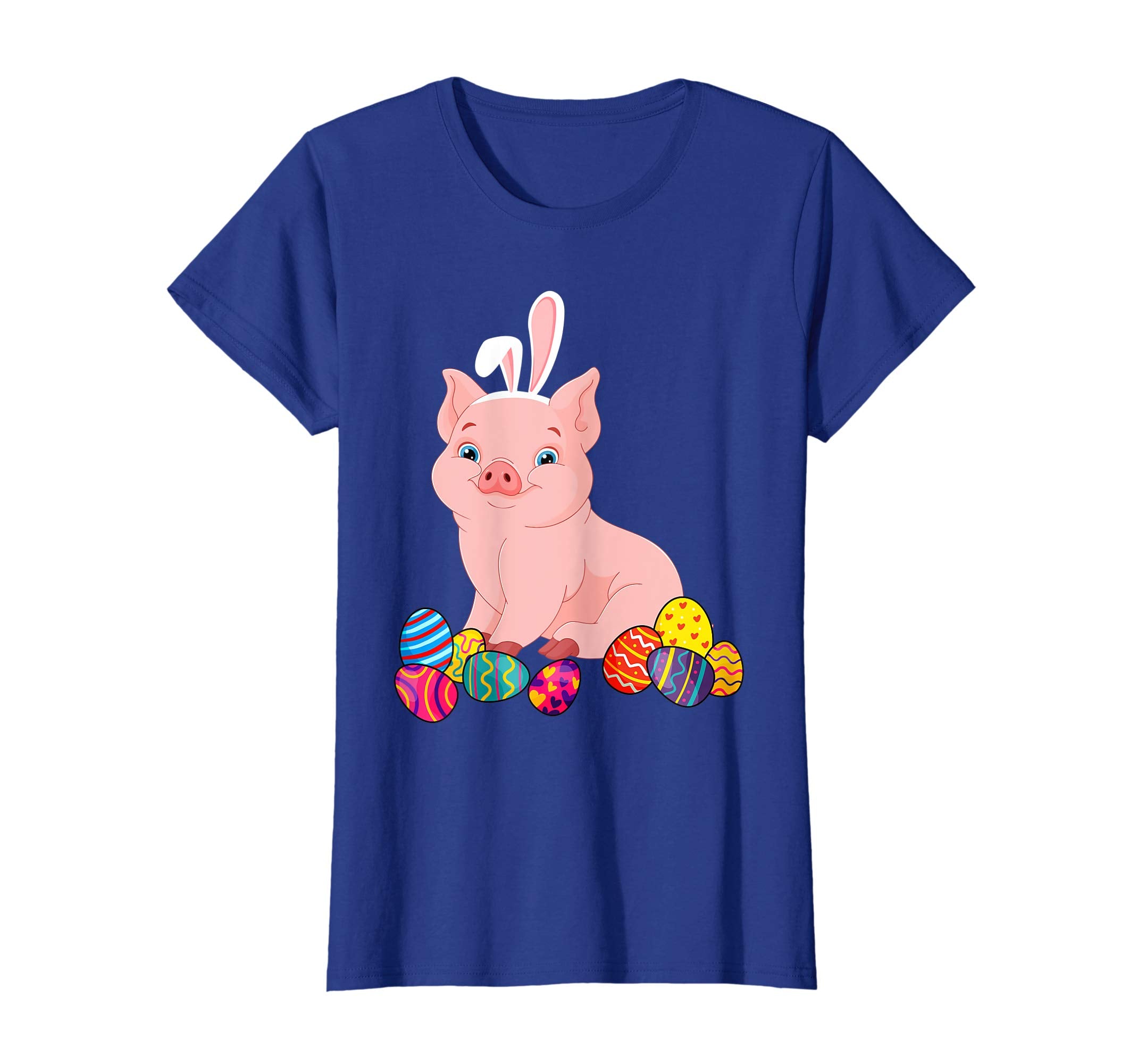 Pig Bunny Ear With Egg Easter Easter Day Shirt