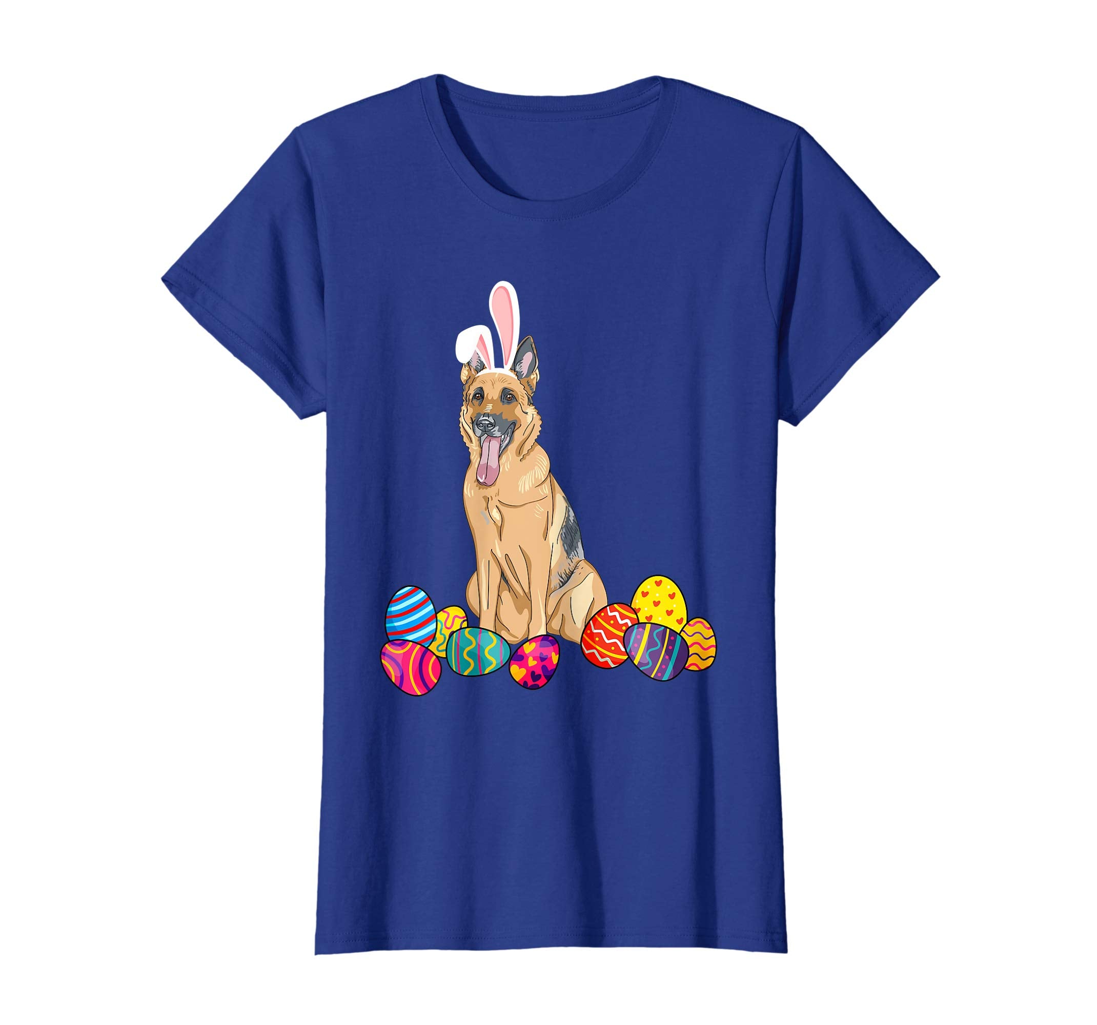 German Shepherd Bunny Ear With Egg Easter Easter Day Shirt