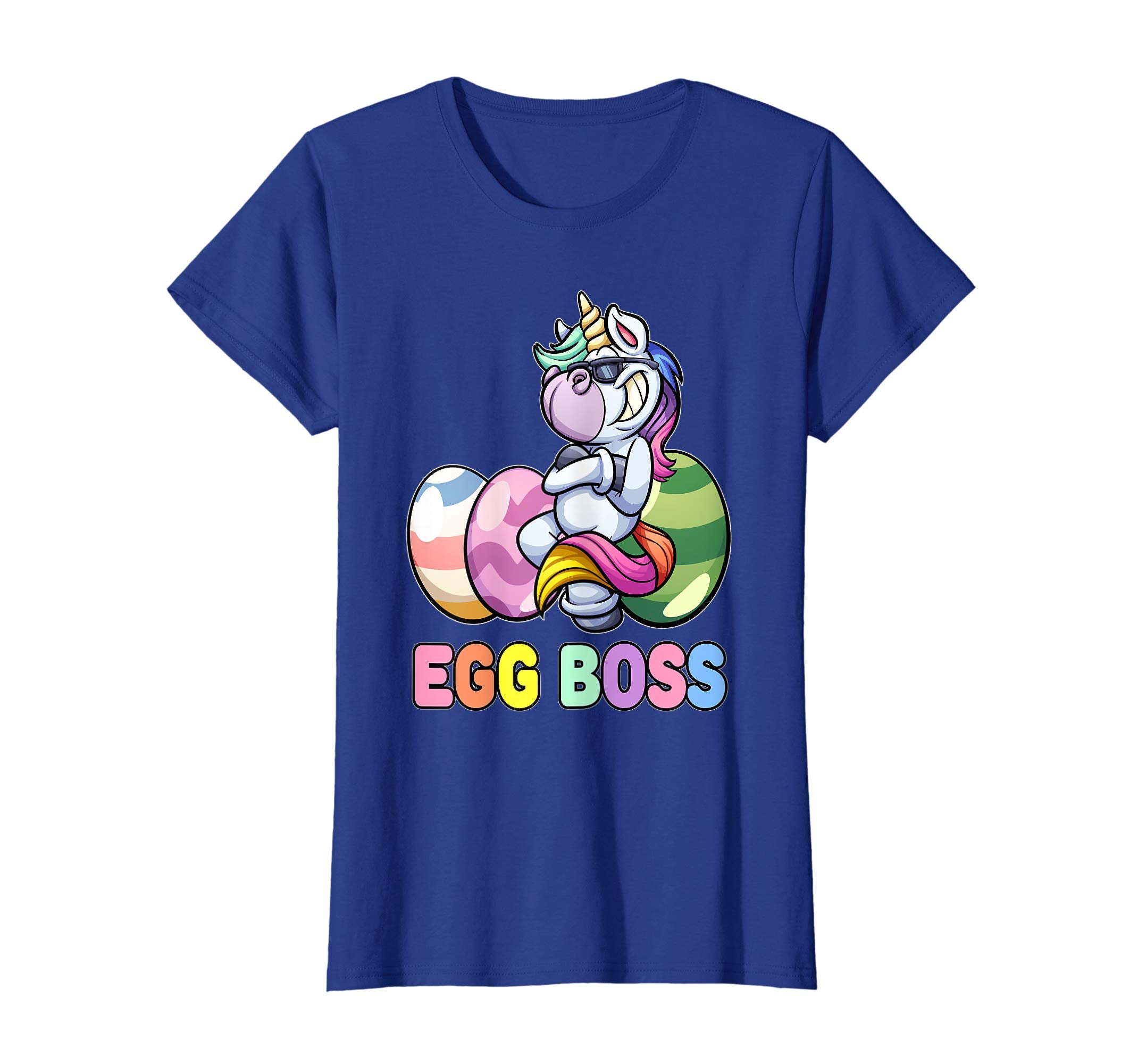 Egg Boss Unicorn Easter Shirt For Kids Girls Boy Easter Gift