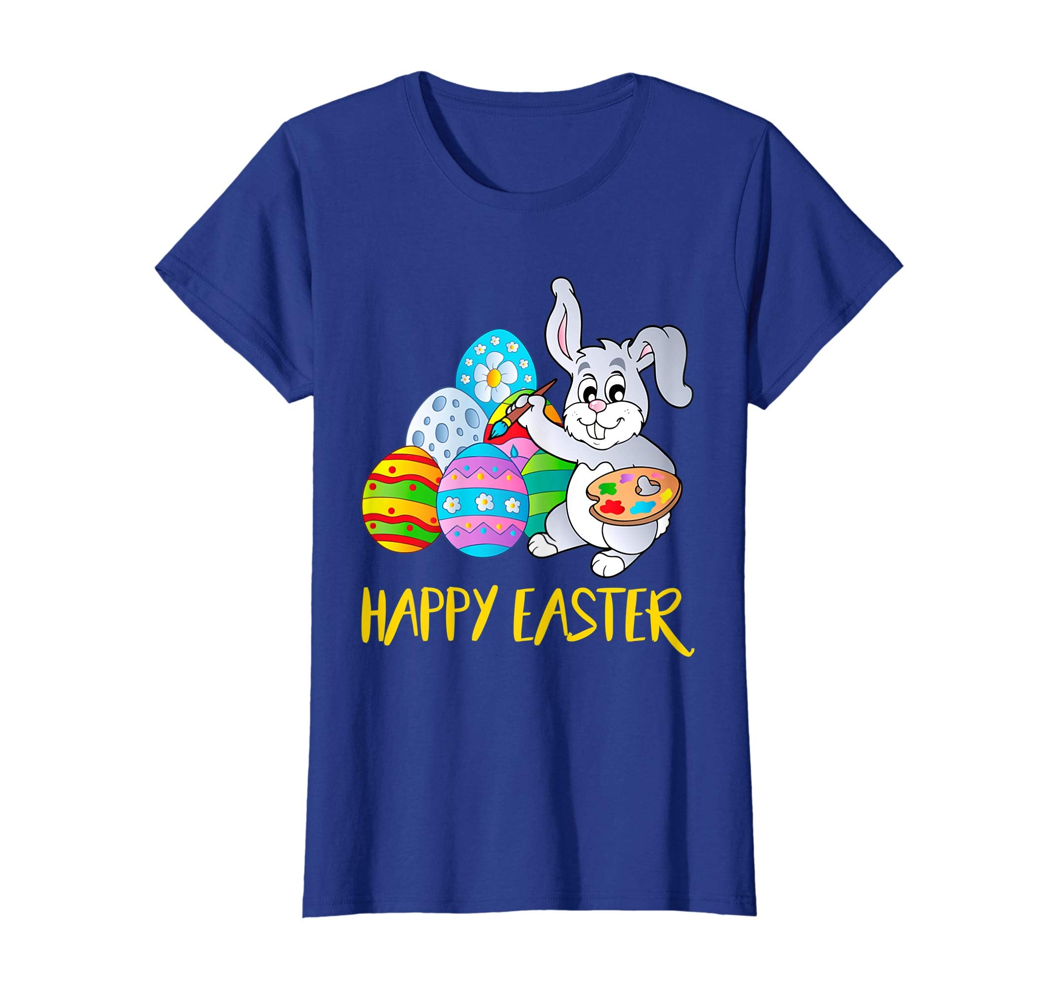 Happy Easter Shirt Colorful Eggs Tee