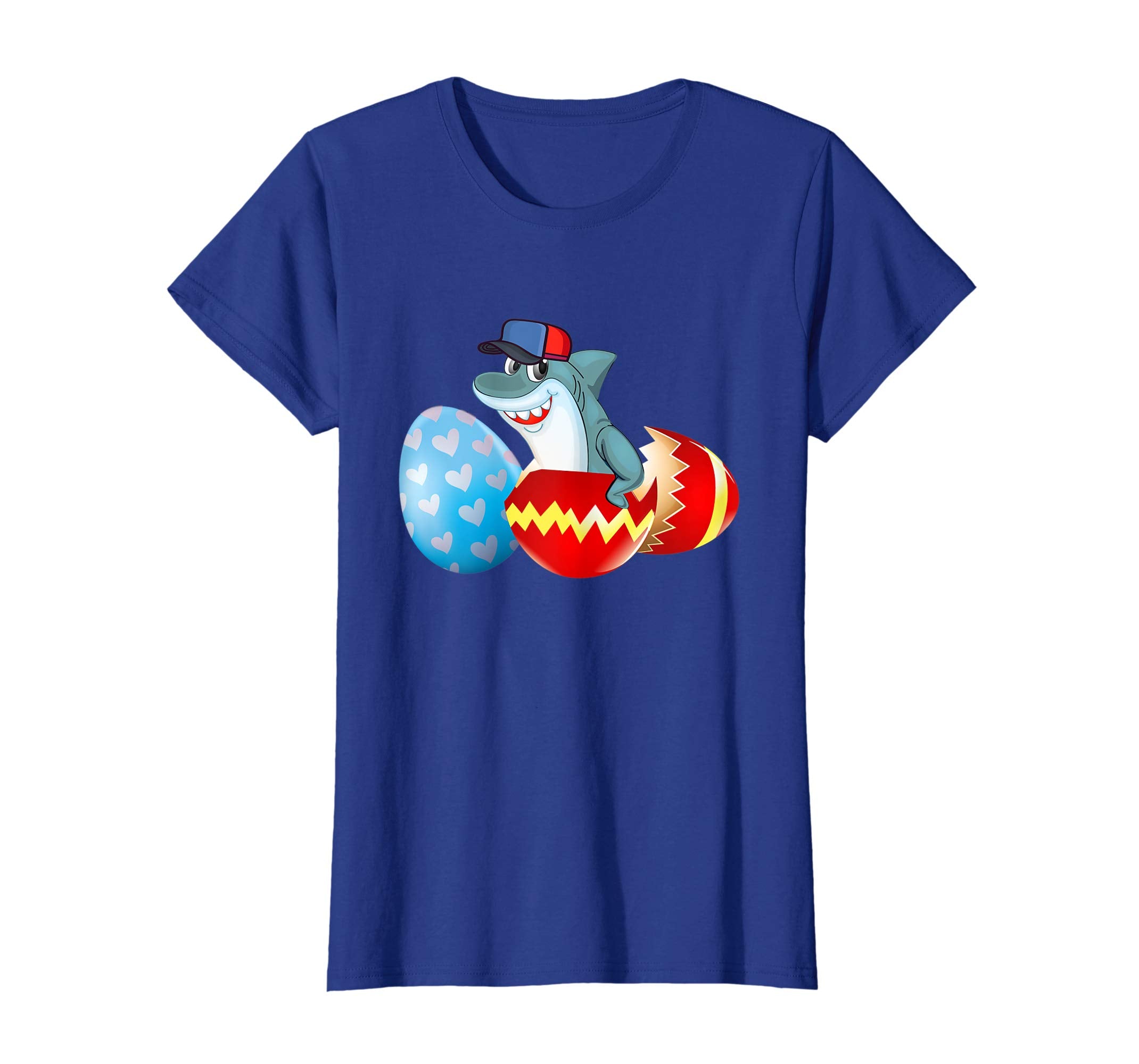 Easter Shark Shirt For Kids Boys Girls Cute Easter Shark