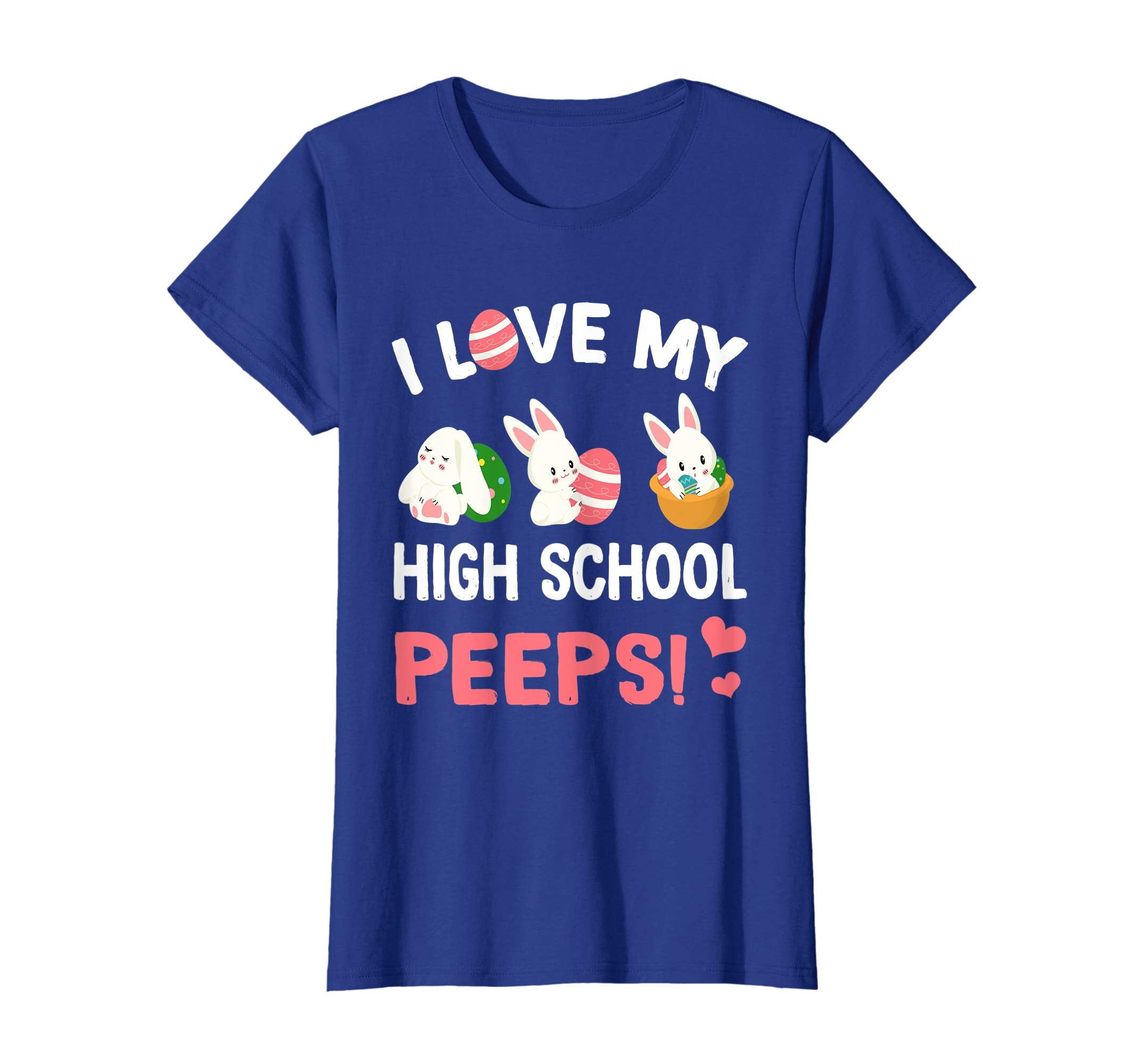 I Love My High School Peeps Bunnies Easter Teacher T-Shirt