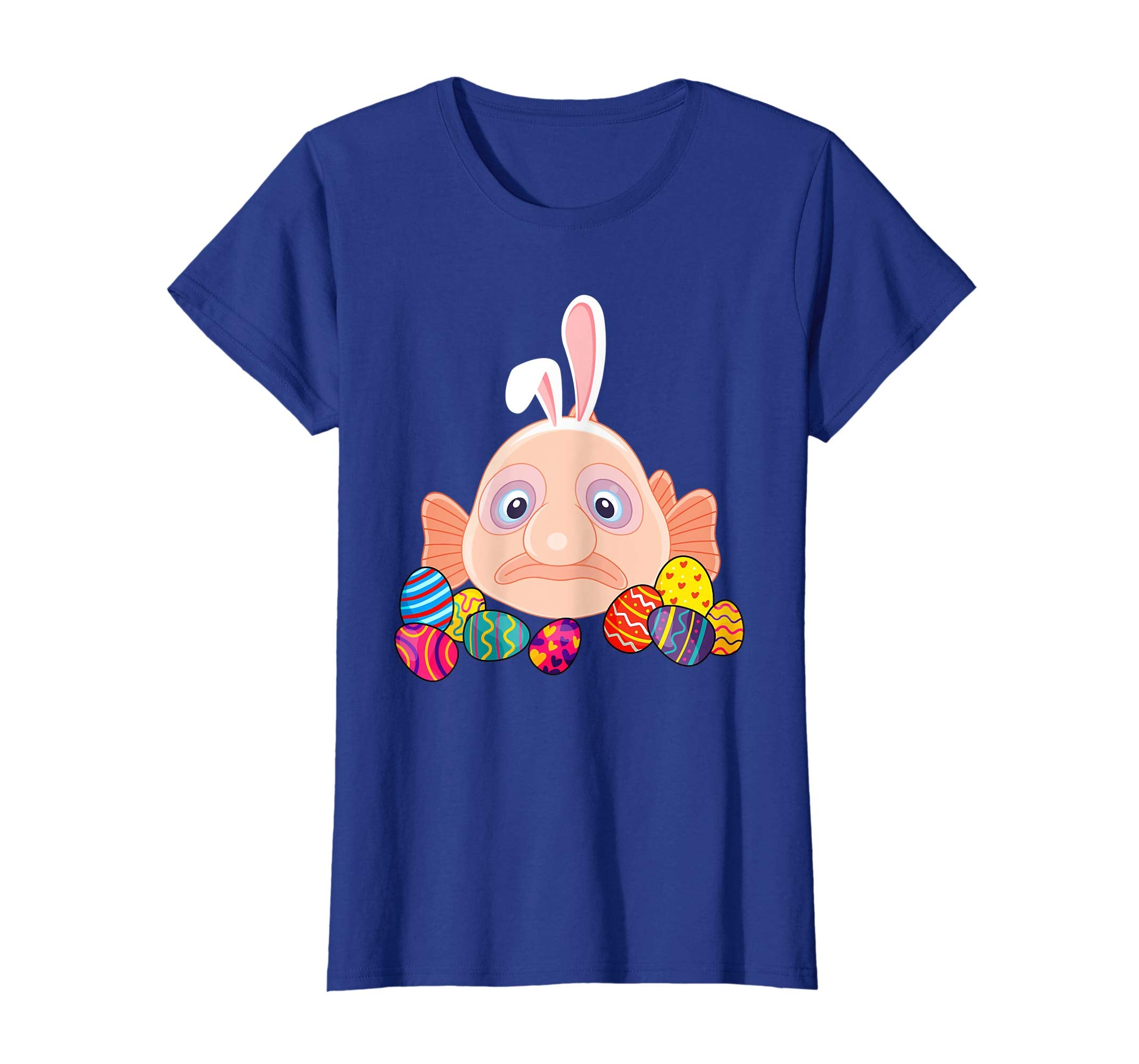 Blob Fish Bunny Ear With Egg Easter Easter Day Shirt
