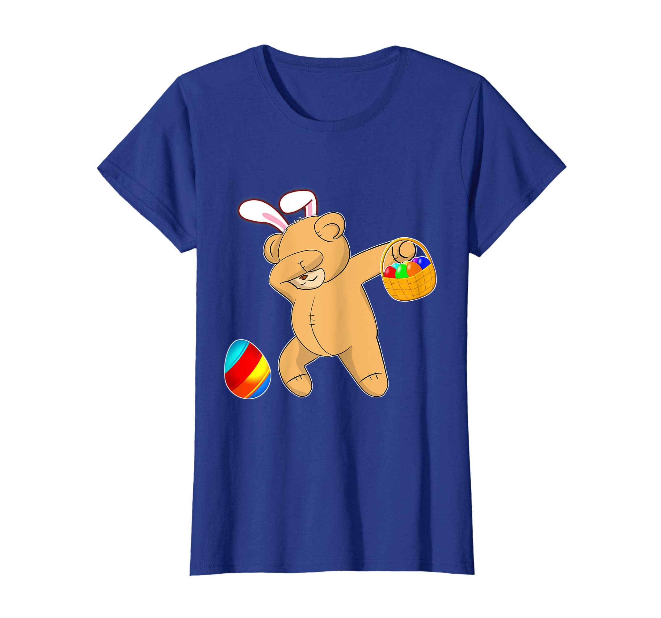 Easter Bunny Dabbing Teddy Bear Tshirt Easter Egg Gift