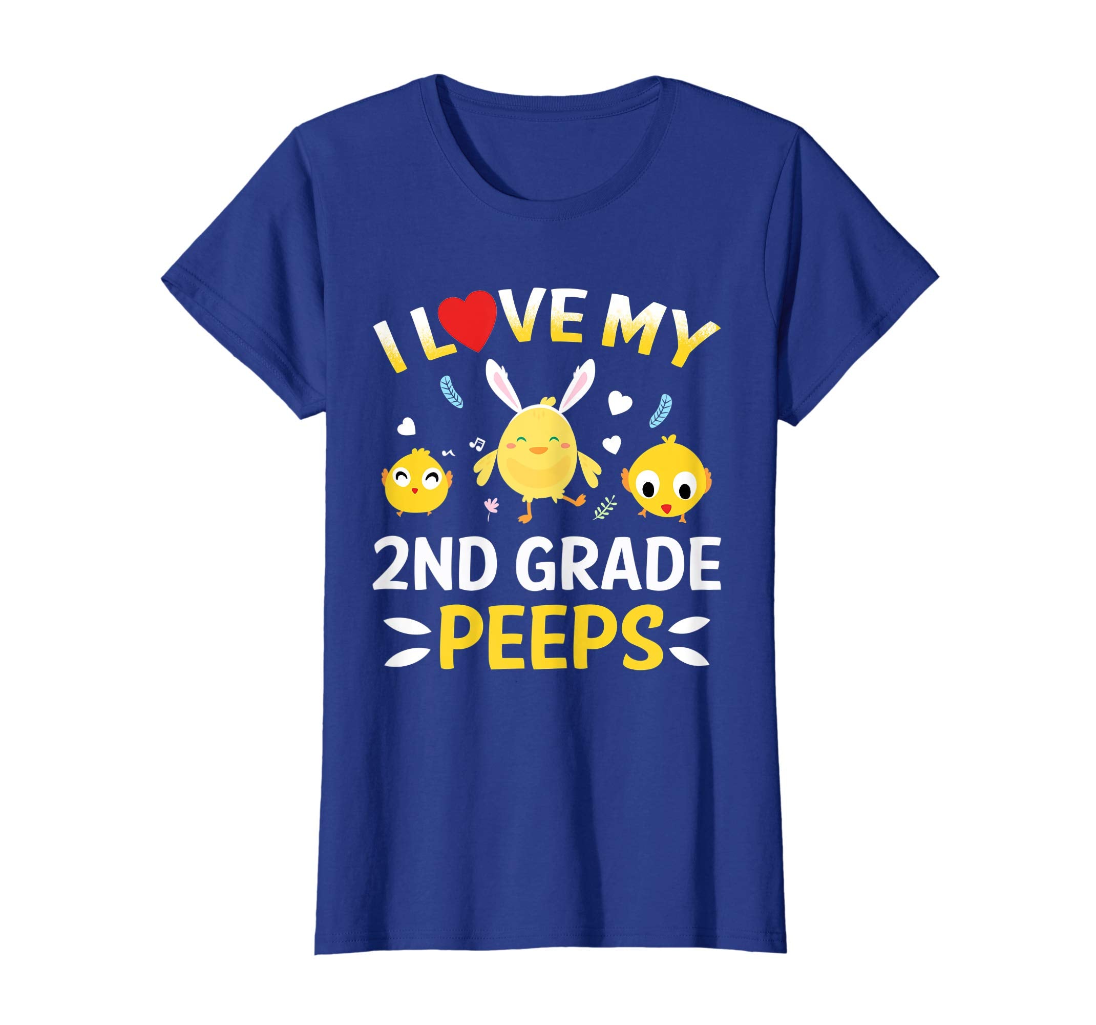 I Love My 2nd Grade Peeps Bunnies Easter Teacher T-Shirt