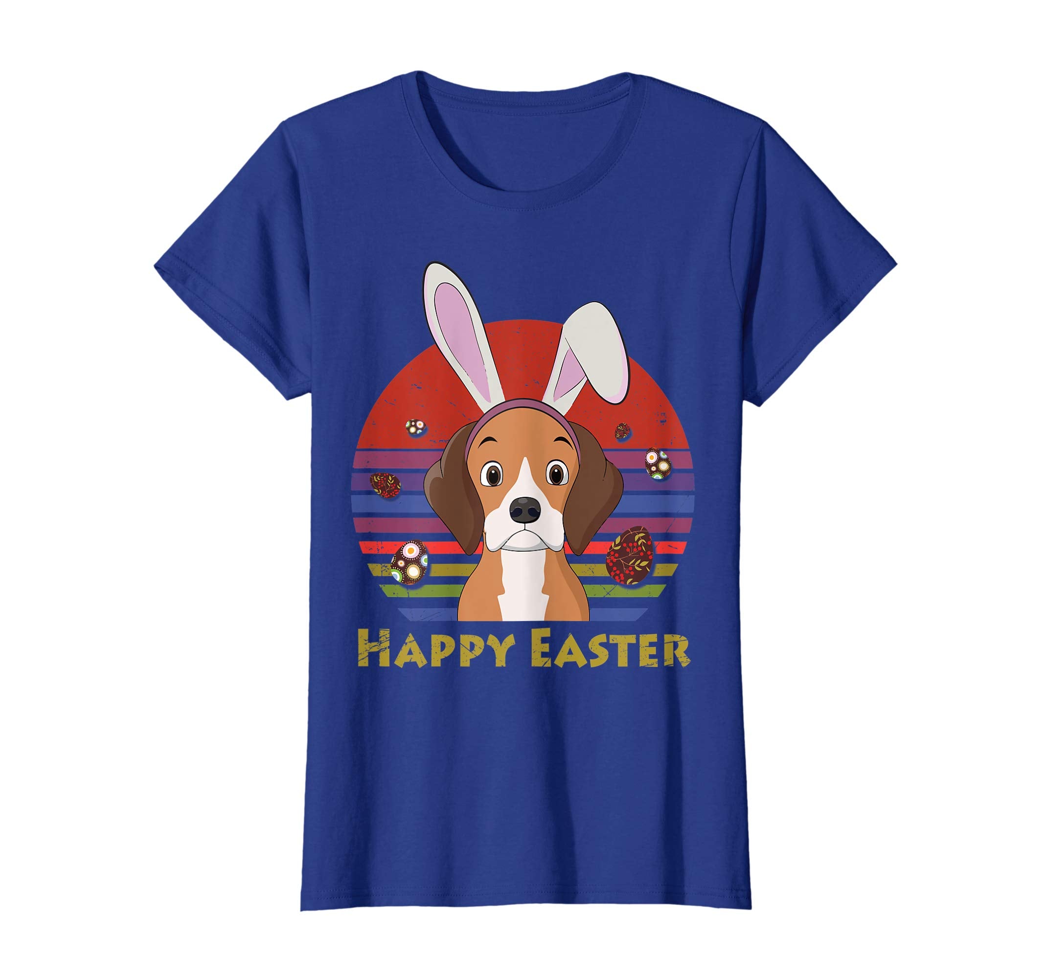 Beagle With Bunny Headband Happy Easter Tshirt Easter Gifts