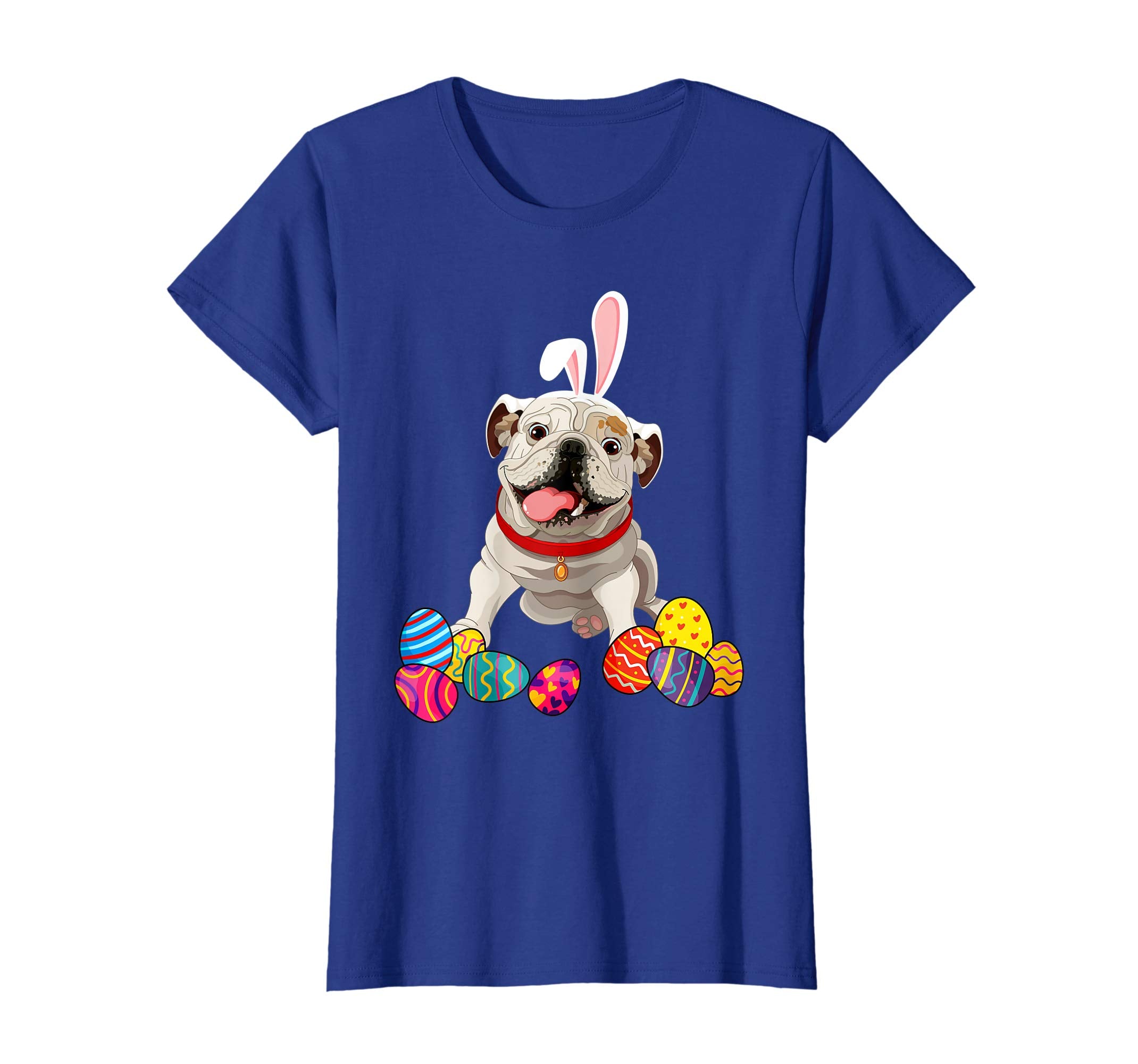 English Bulldog Bunny Ear With Egg Easter Easter Day Shirt