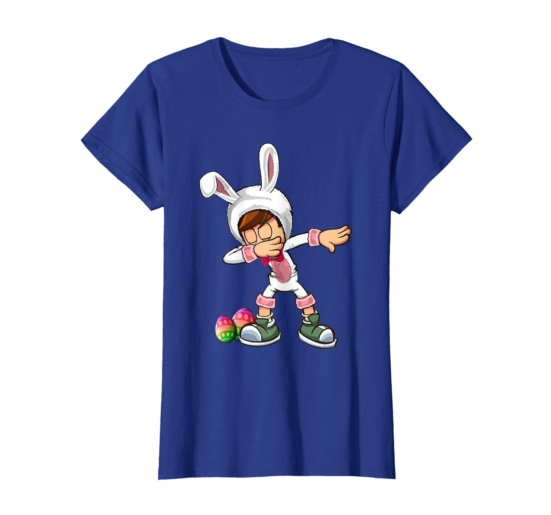 Easter Bunny Kid Dabbing Shirt Funny Easter Gift Boys Girls