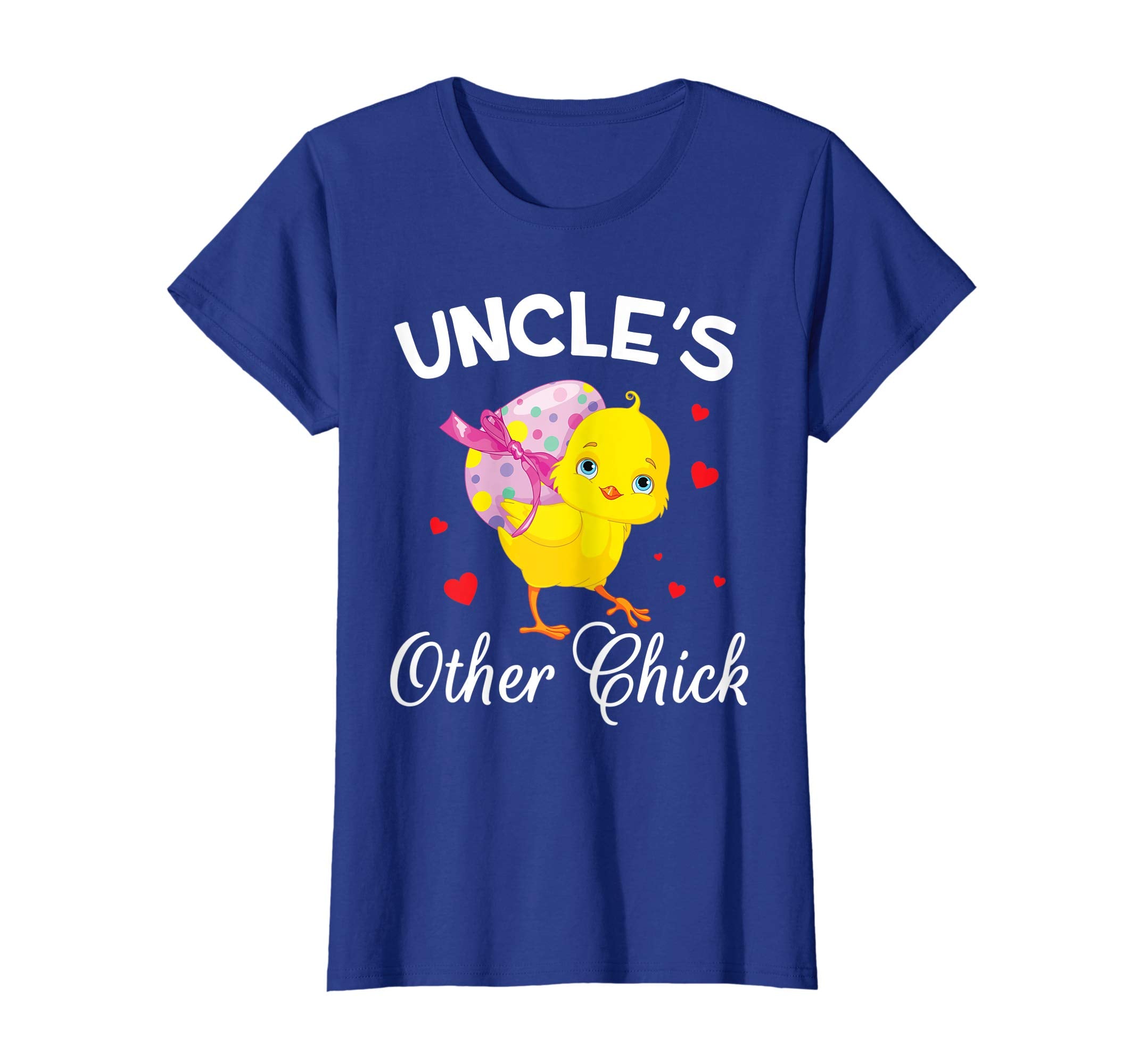 Hearts Chick With Big Easter Egg Shirt Uncle's Other Chick