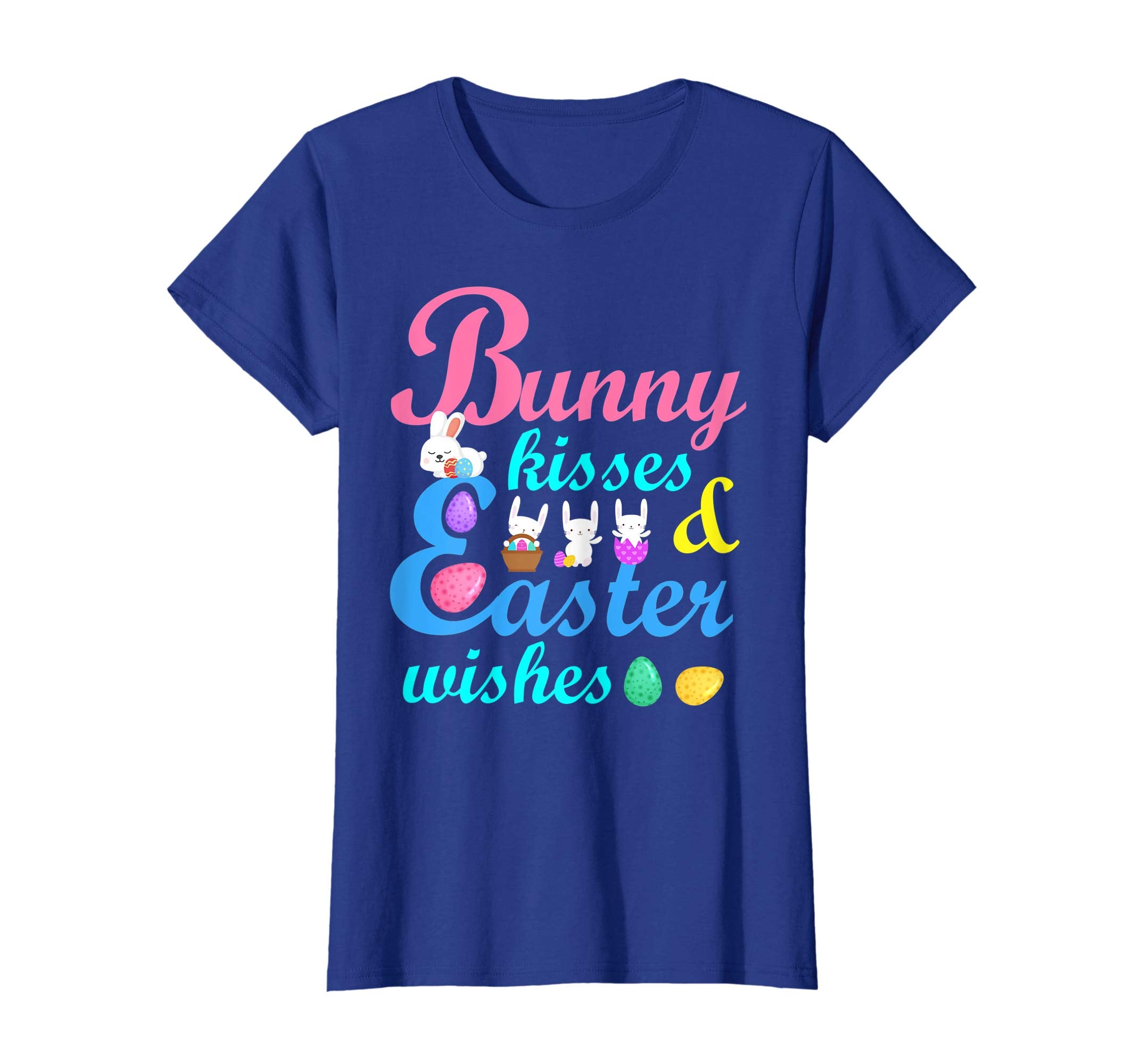 Bunnies &amp; Easter Eggs Bunny Kisses Easter Wishes Happy Shirt