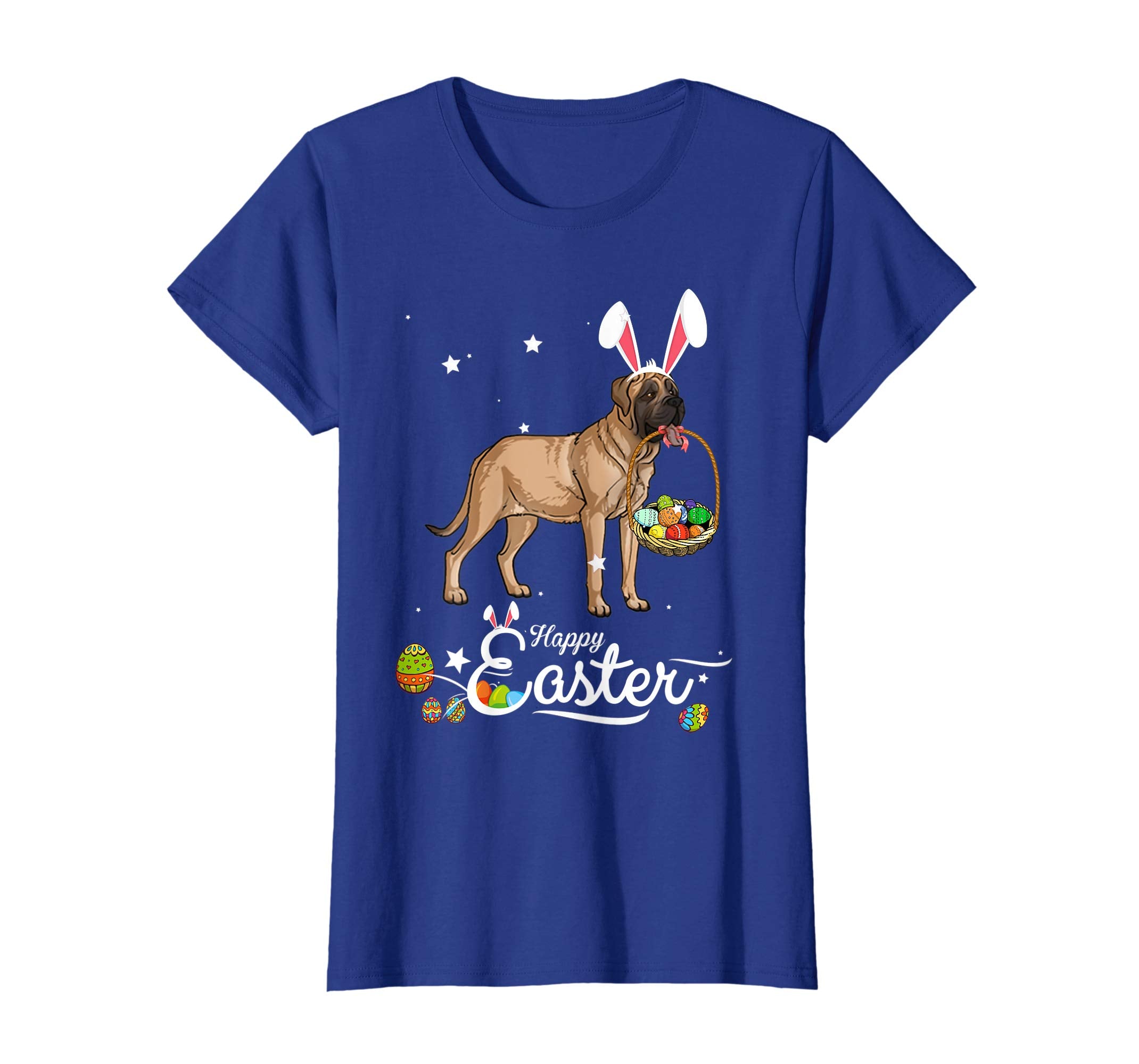 Mastiff Dog With Bunny Hat Easter Costume T Shirt