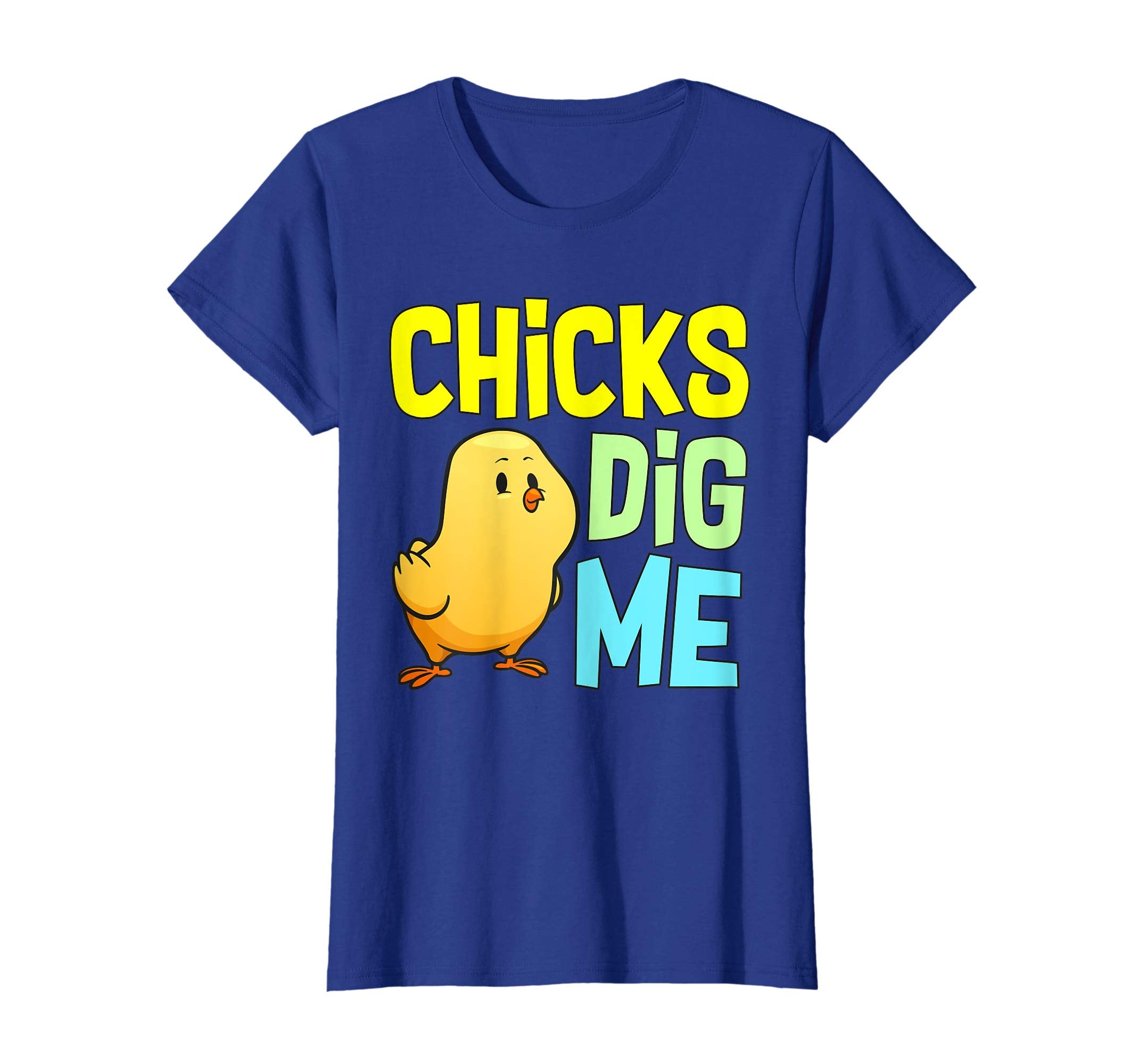 Chicks Dig Me Egg Hunt Happy Easter Kids Boys Girls T Shirt