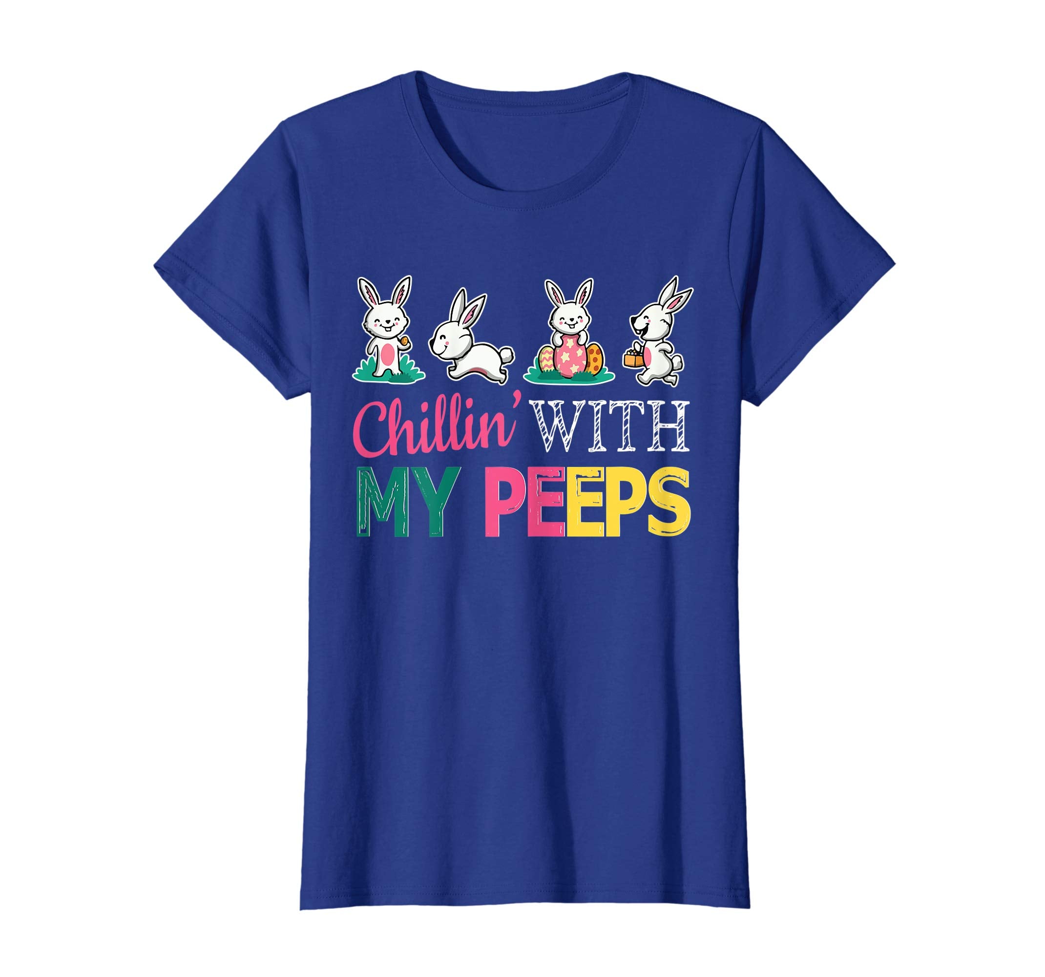 Bunny Rabbit Play Easter Eggs Chillin' With My Peeps Shirt