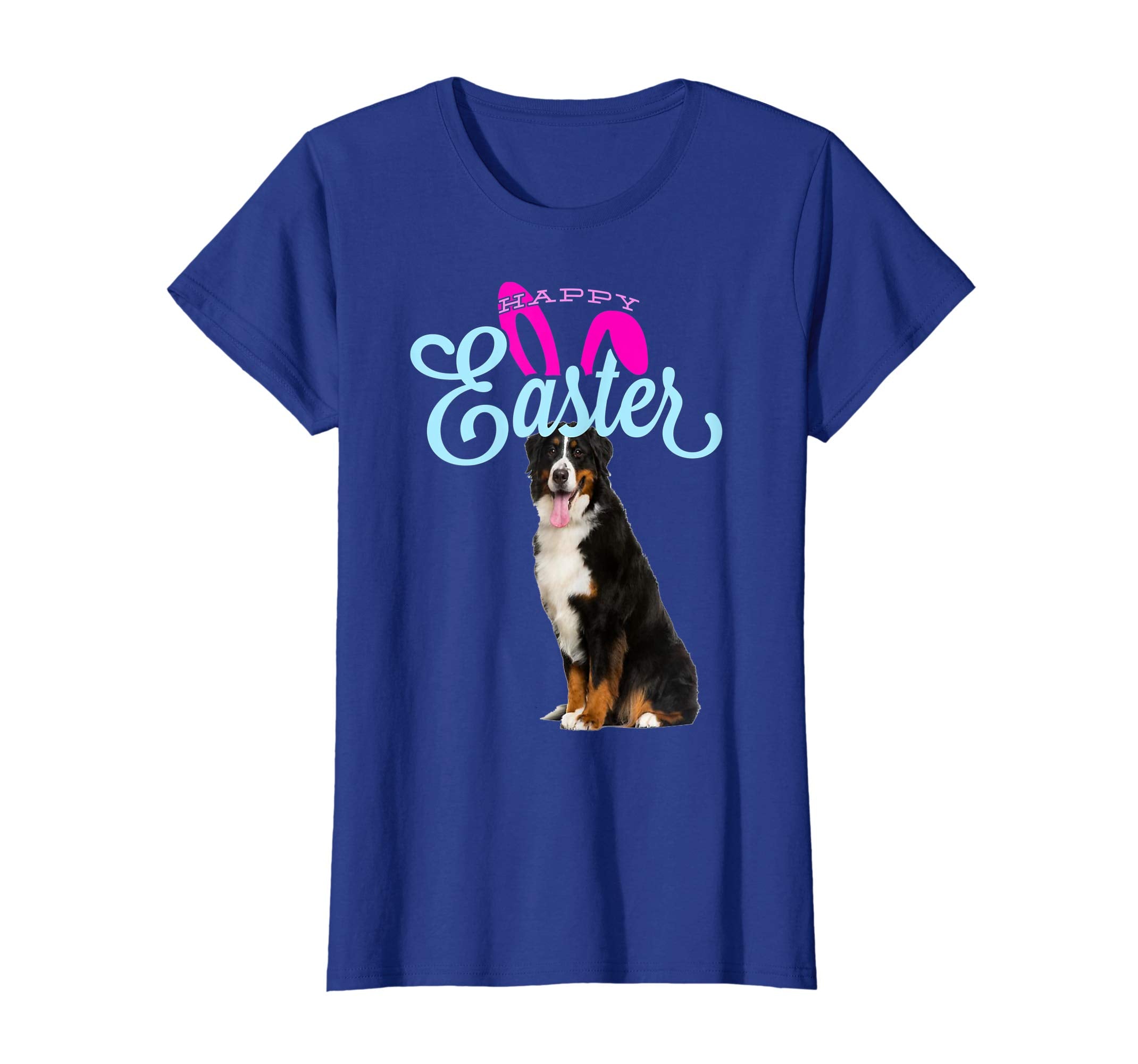 Easter Bunny Bernese Mountain Tshirt Dog Men Women Gift
