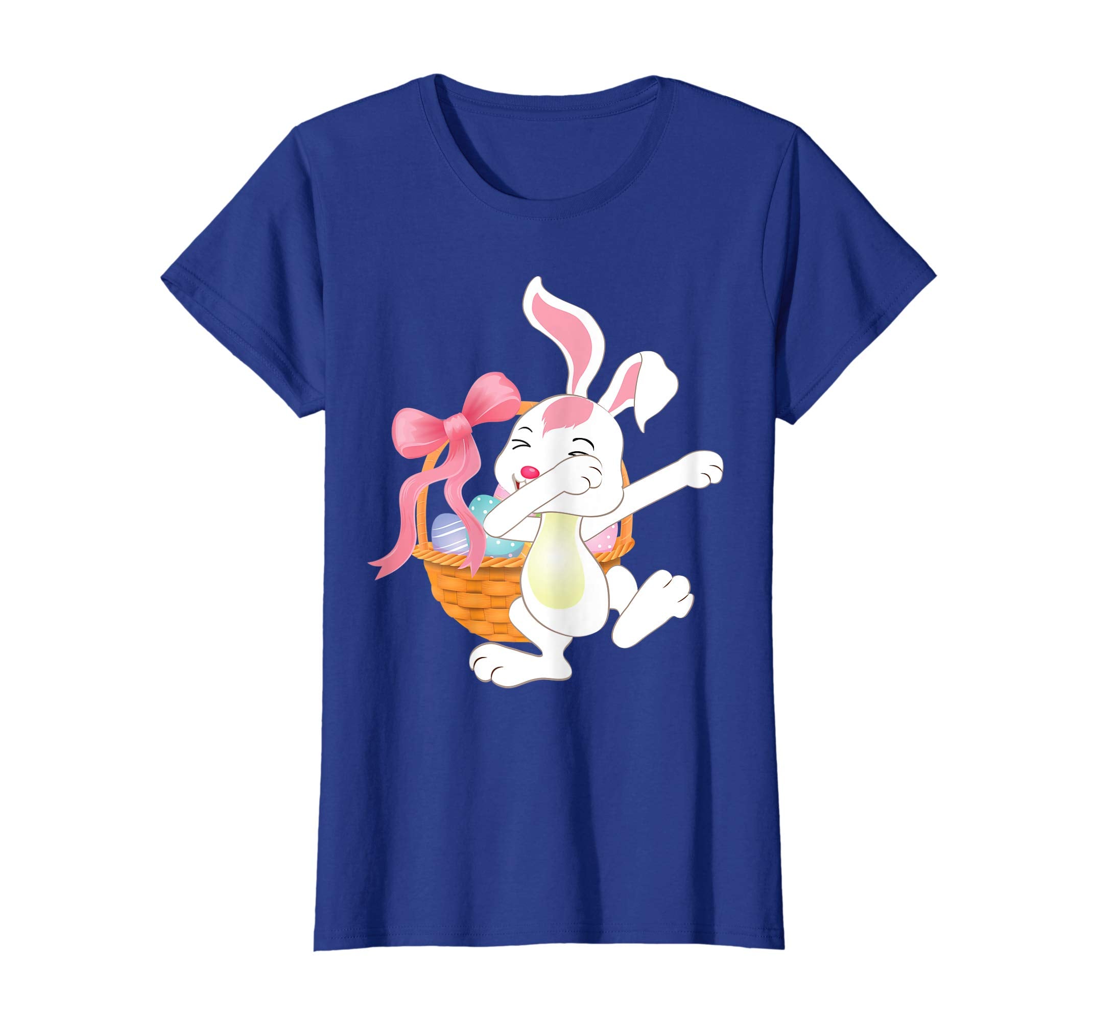 Cute Bunny Dab Dabbing Around The Easter Eggs T-Shirt Lovely
