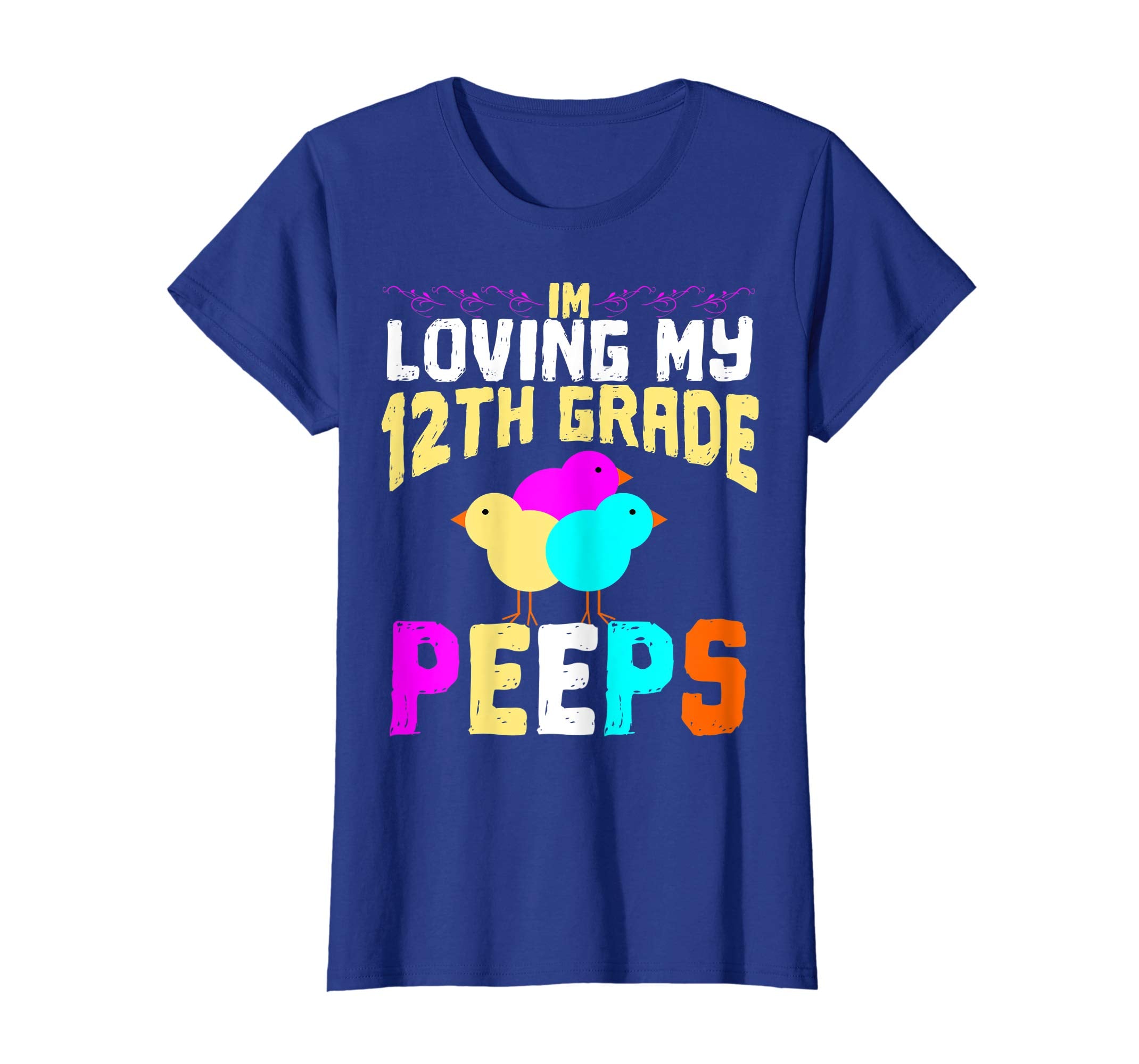 12th Grade Peeps Easter TShirt Teacher Gift