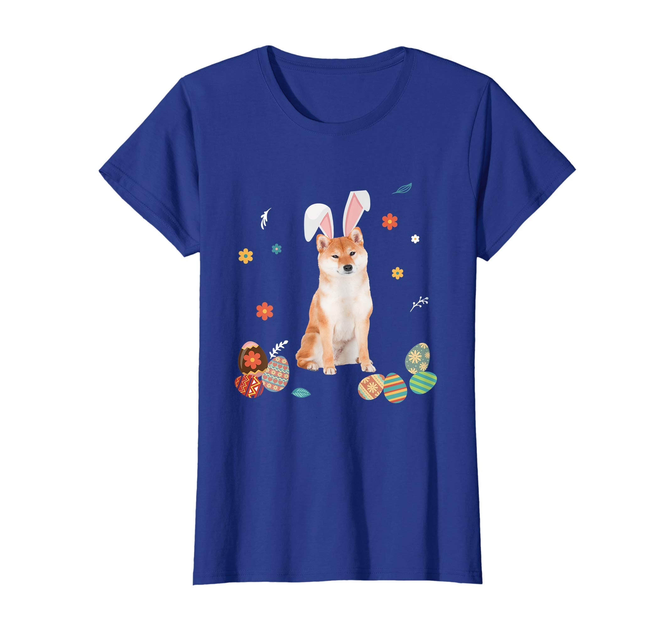 Shiba Inu Bunny Rabbit Happy Easter Day T-Shirt