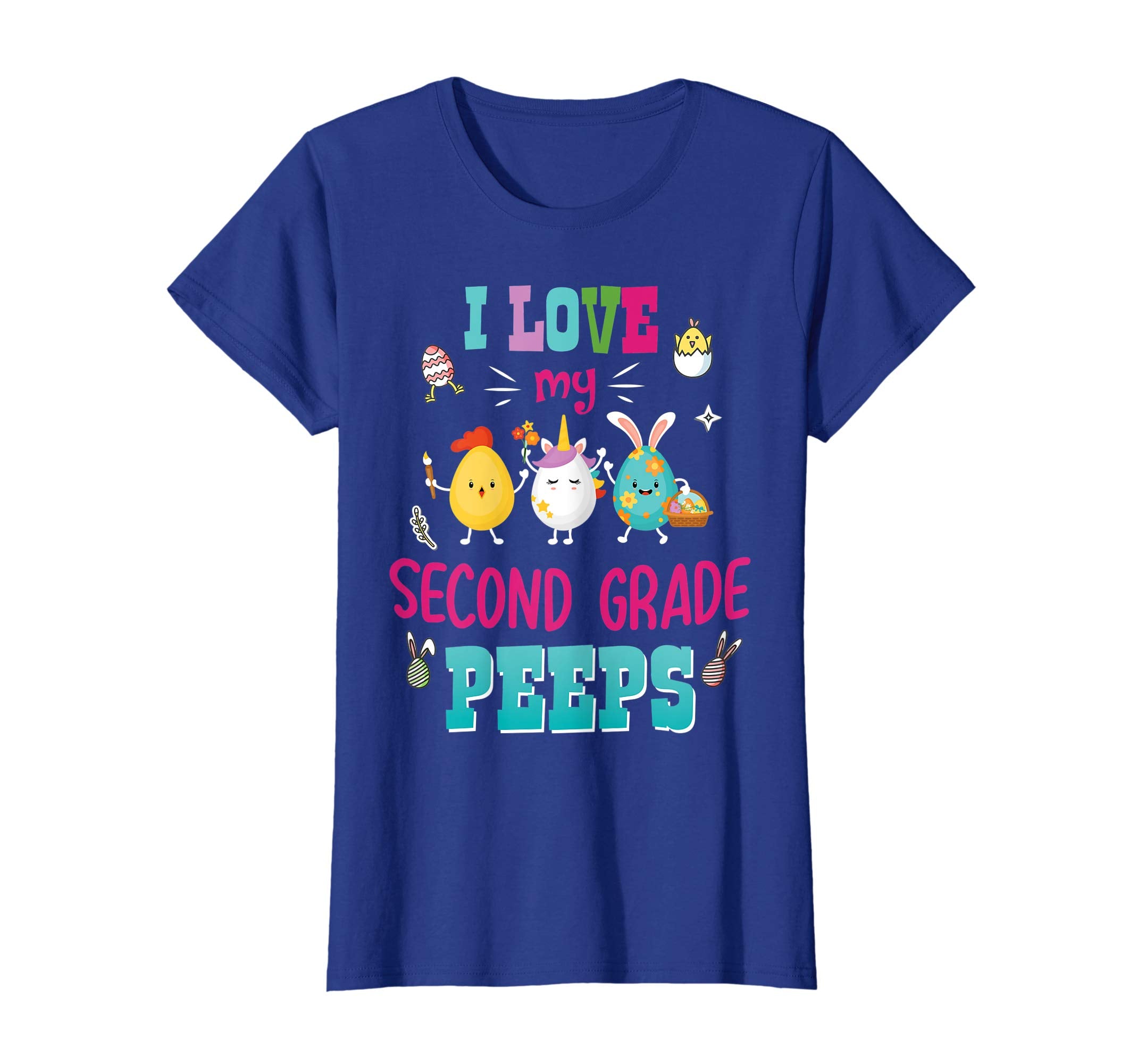 I Love My Second Grade Peeps Easter Day T-Shirt