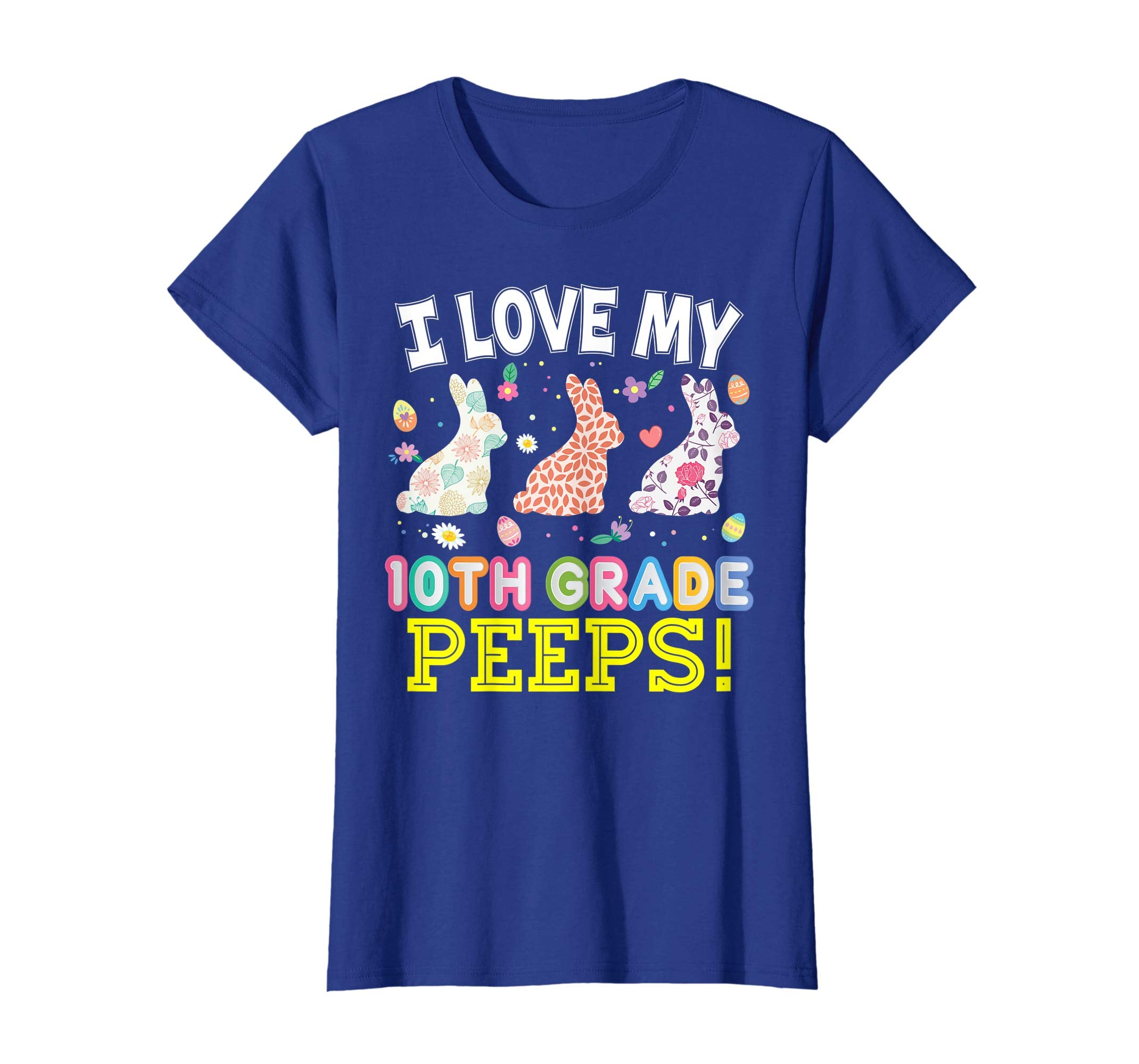 I Love My 10th Grade Peeps Tenth Easter Bunnies T-Shirt