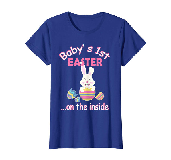 Bunny Open Easter Egg Baby's 1st Easter On The Inside Shirt