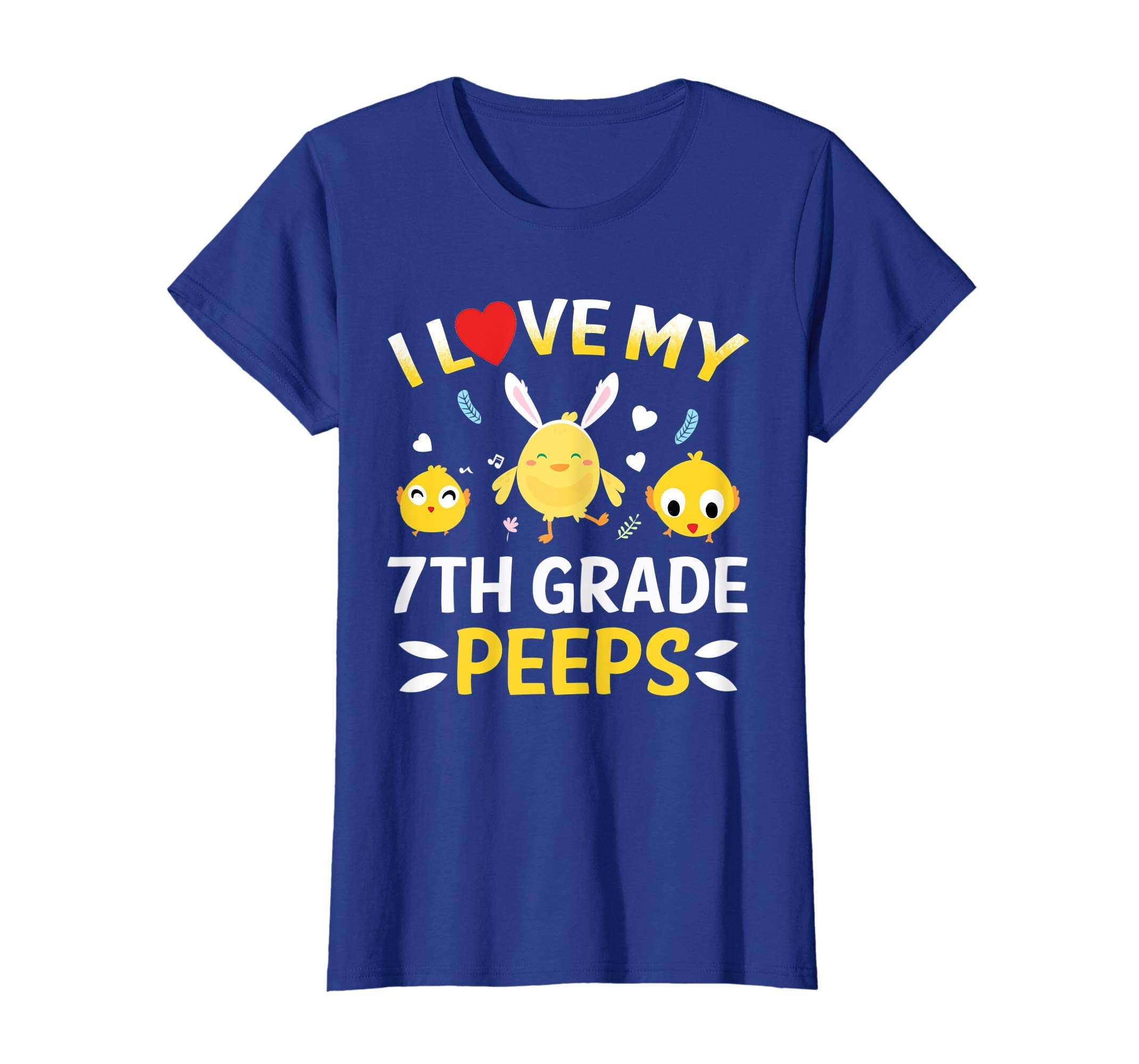 I Love My 7th Grade Peeps Bunnies Easter Teacher T-Shirt