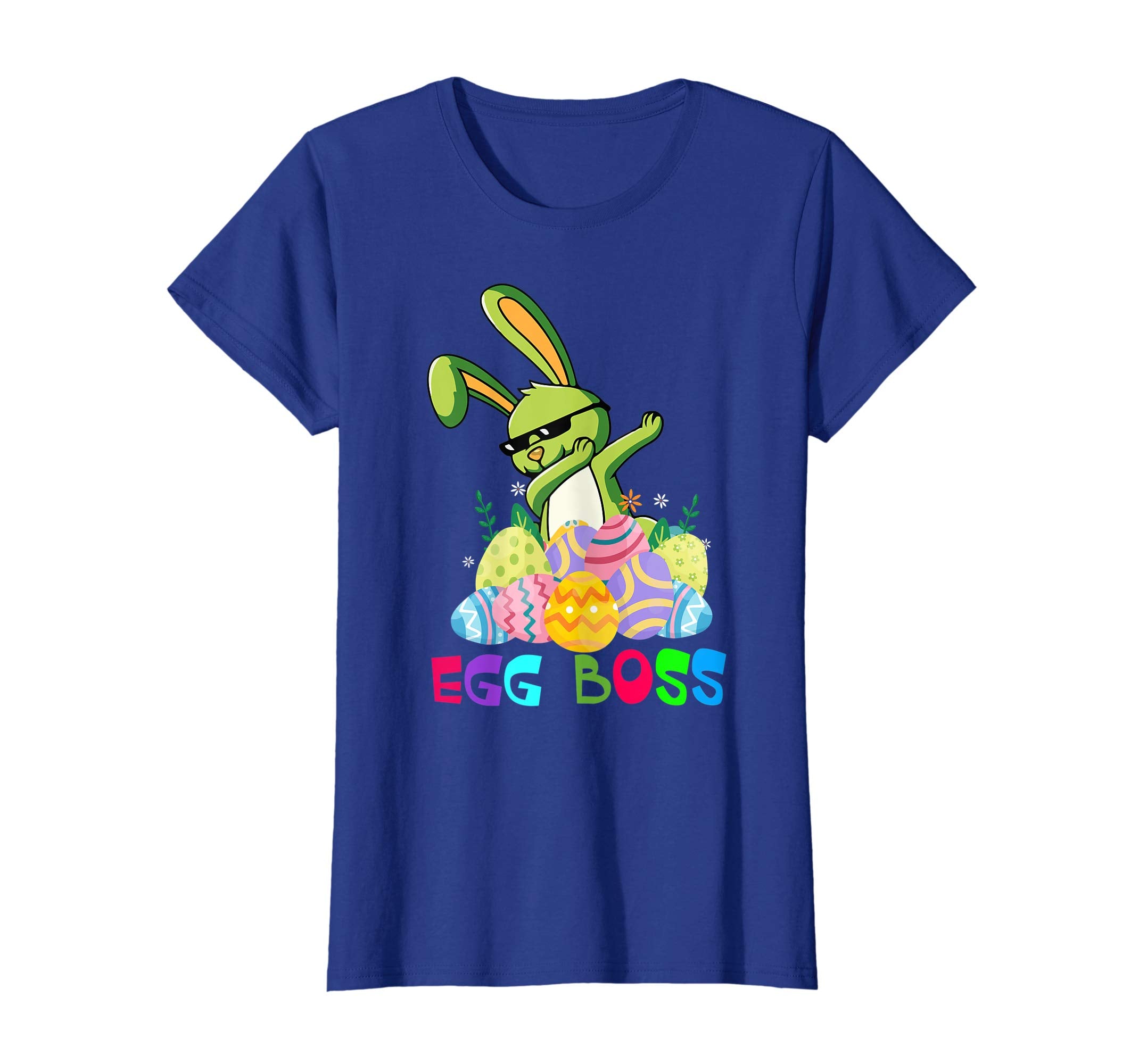 Cute Dabbing Egg Boss-Easter Bunny T Shirt For Kids