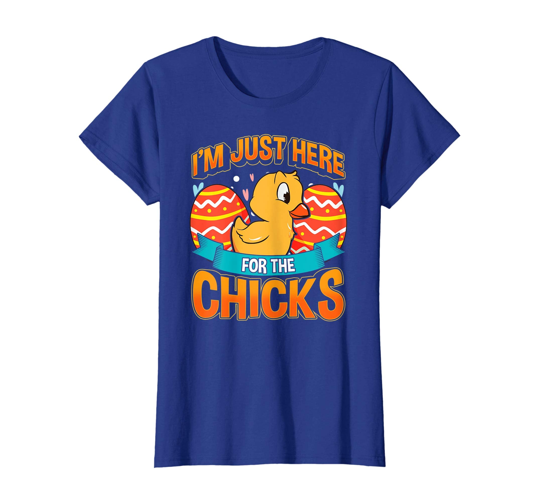Just Here For The Chicks Cute Easter T Shirt For Kids