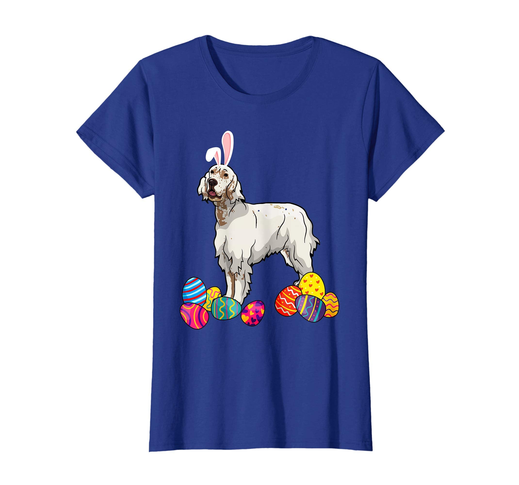 English Setter Bunny Ear With Egg Easter Easter Day Shirt