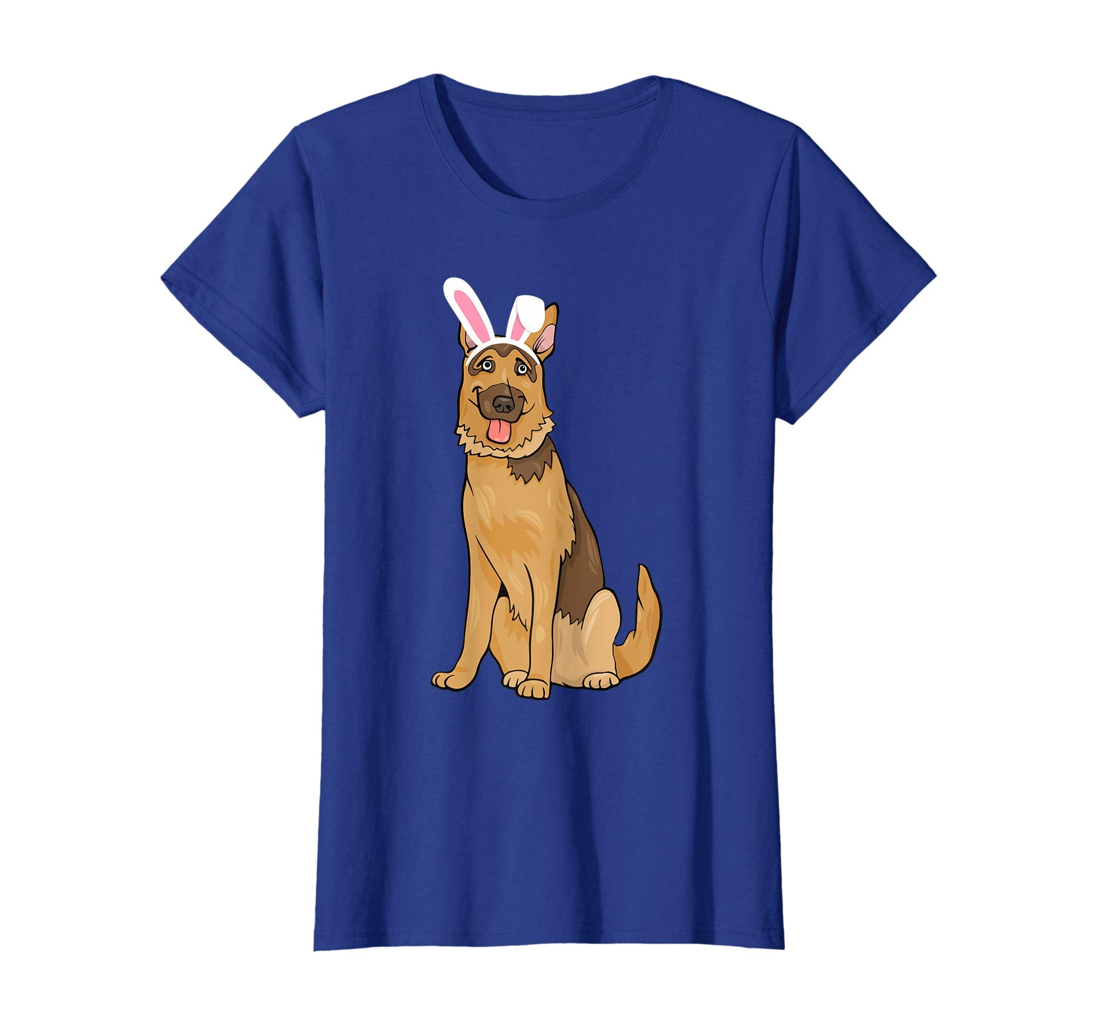 German Shepherd With Bunny Rabbit Hat Easter Happy Day Shirt