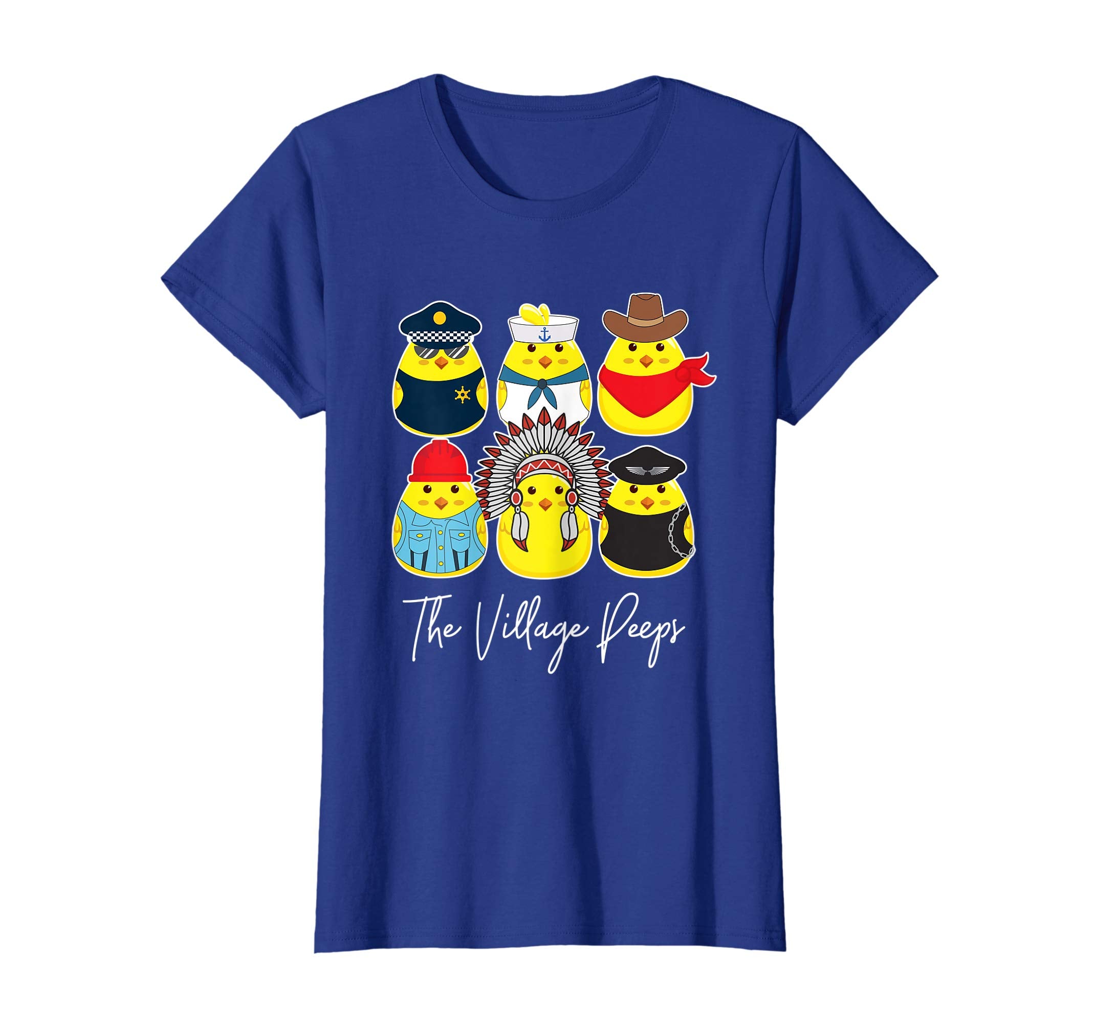 Funny Easter Shirt Village Peeps Cute Chick Tshirt Bunny