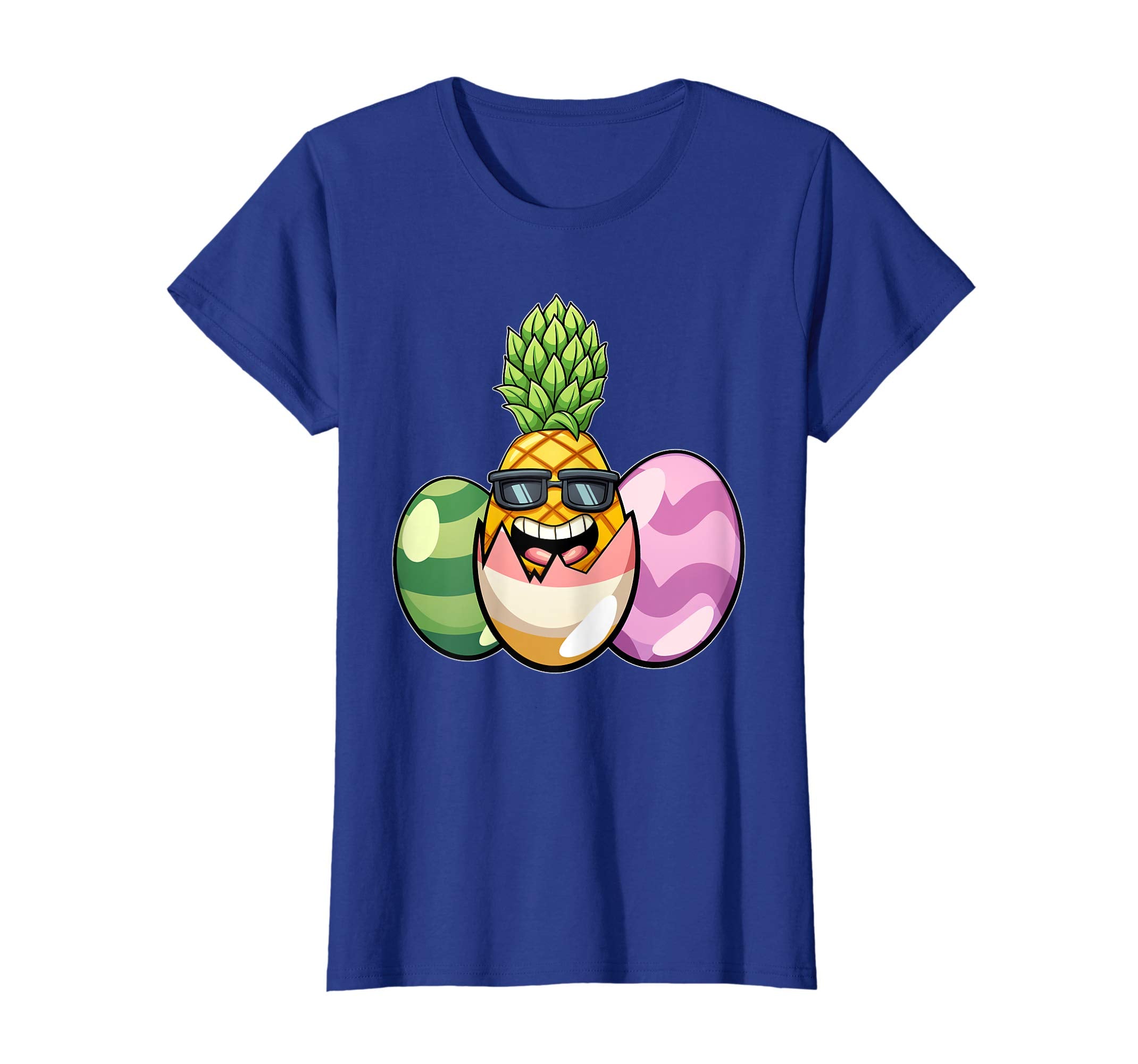 Easter Shirts For Kids Boys Pineapple Shirt Easter Eggs
