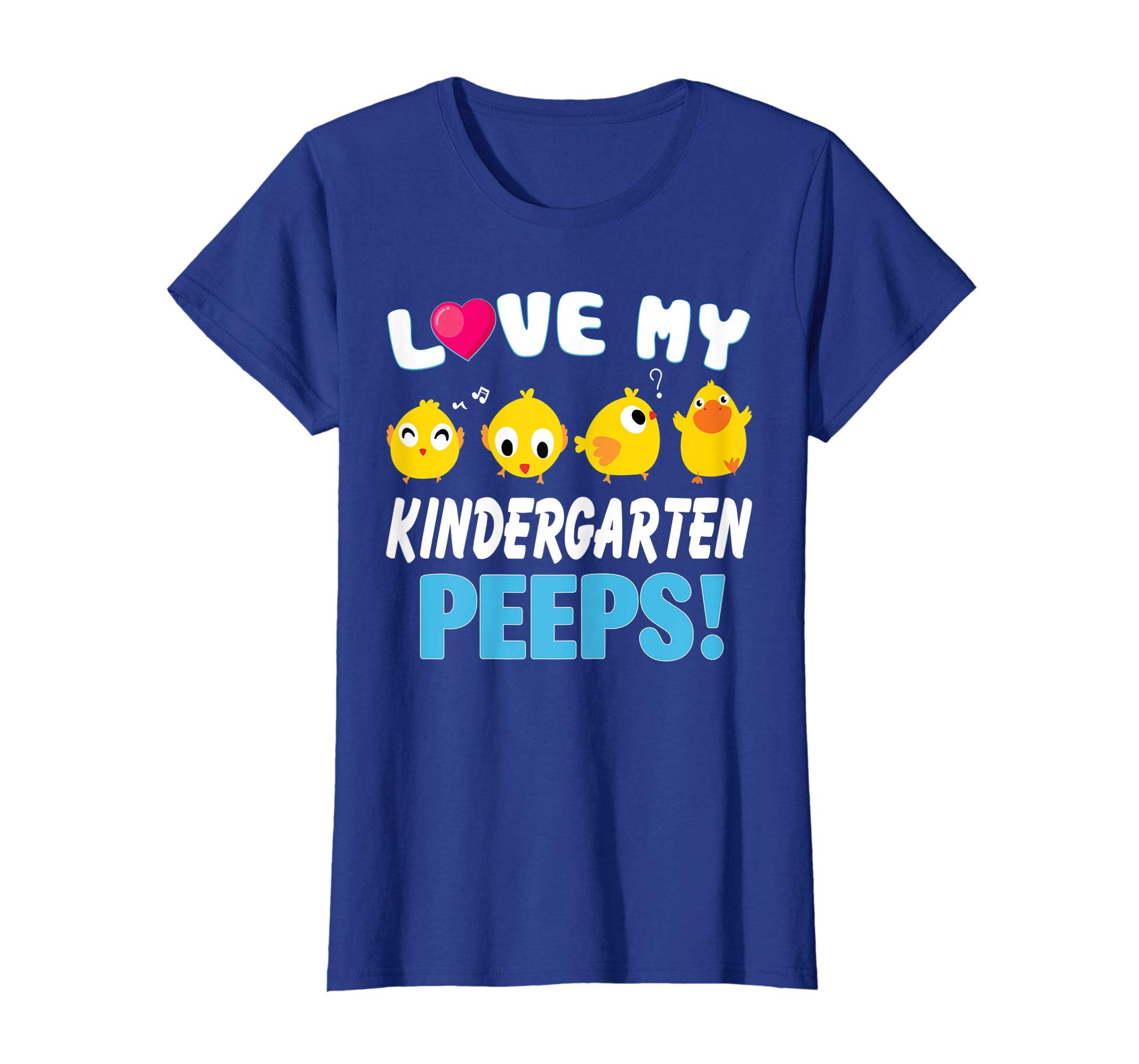 I Love My Kindergarten Peeps Chicks Easter Teacher Shirt