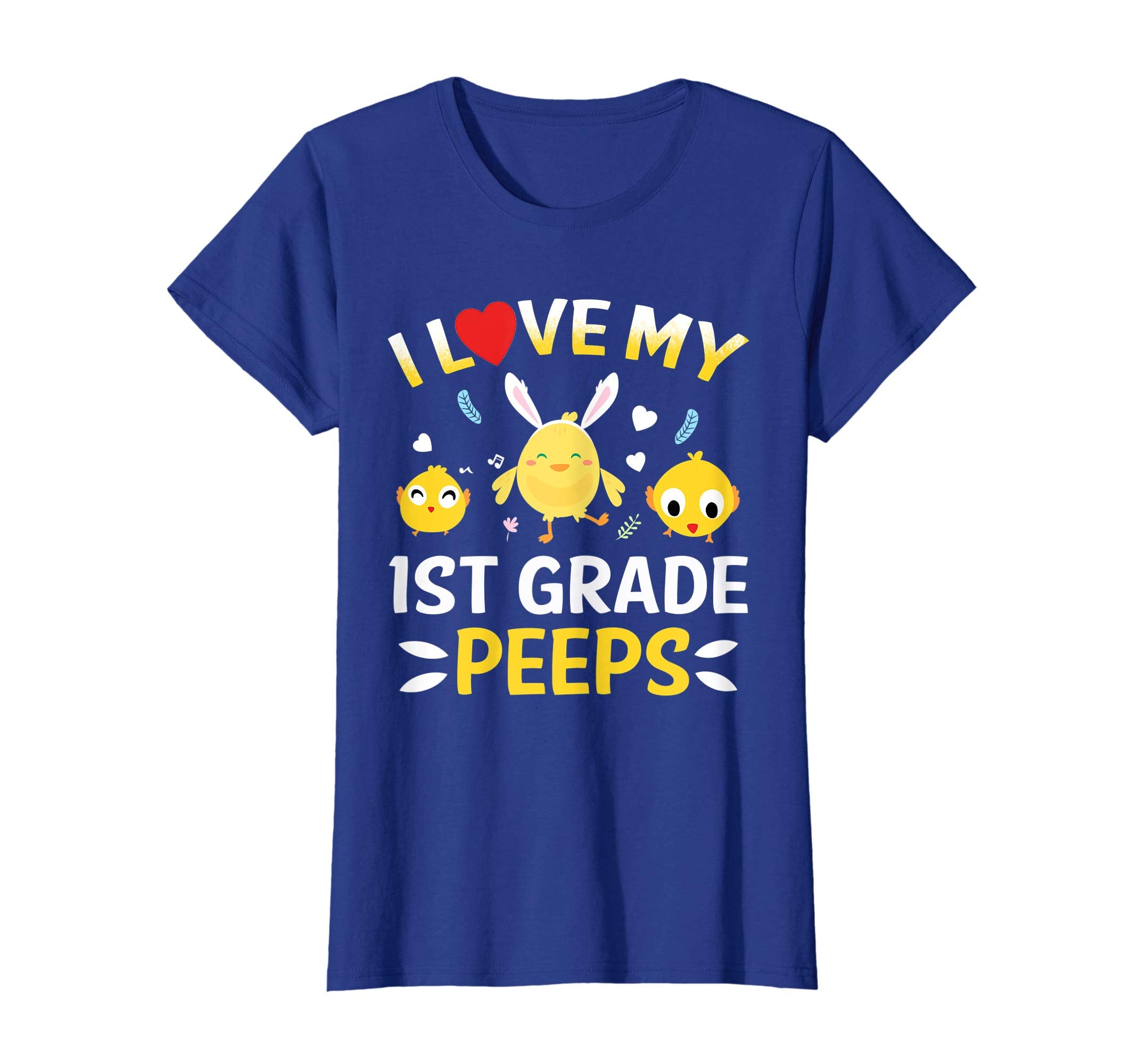 I Love My 1st Grade Peeps Bunnies Easter Teacher T-Shirt