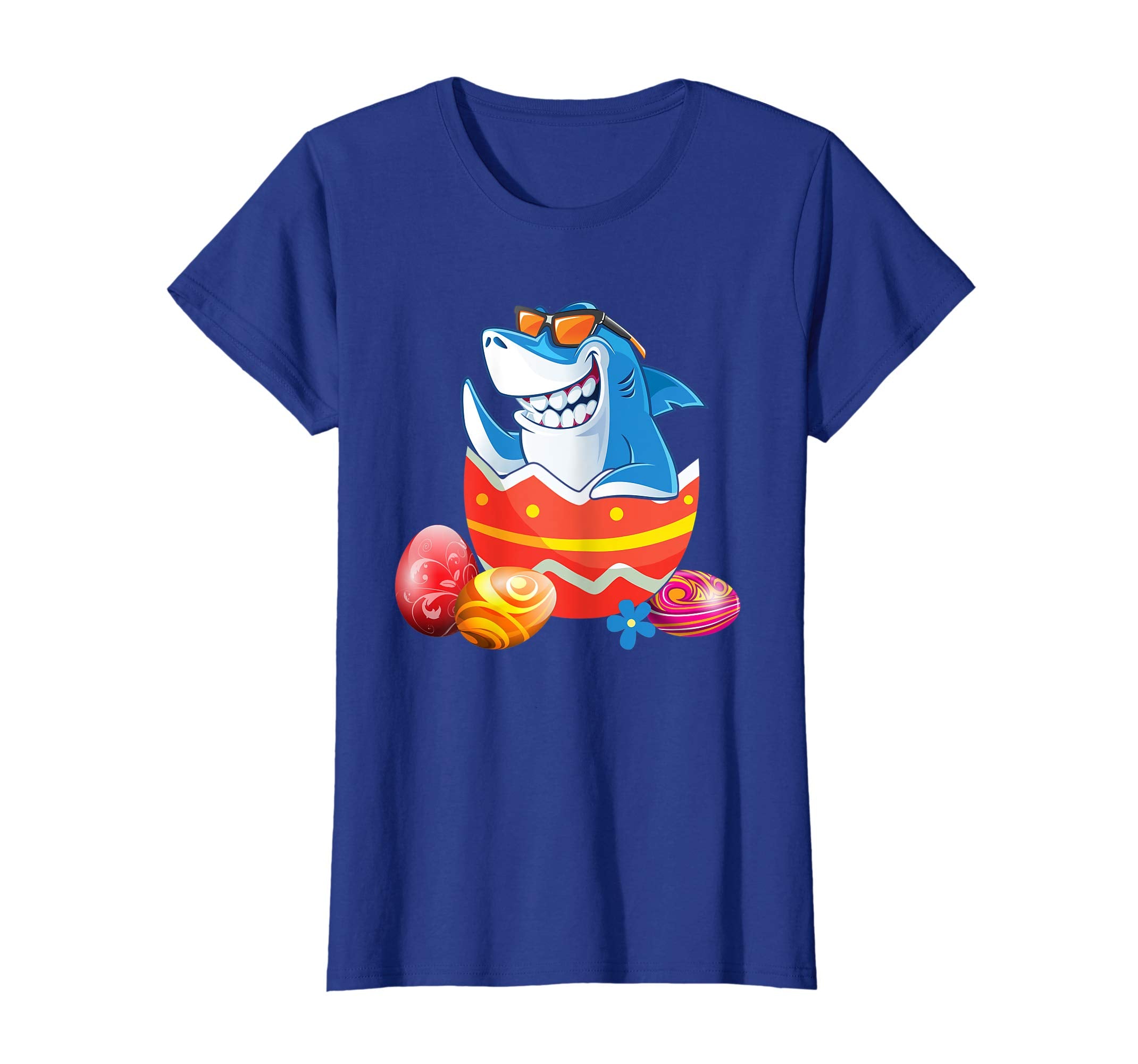 Easter Shirts For Kids Boys Girls Shark Shirt Easter Eggs